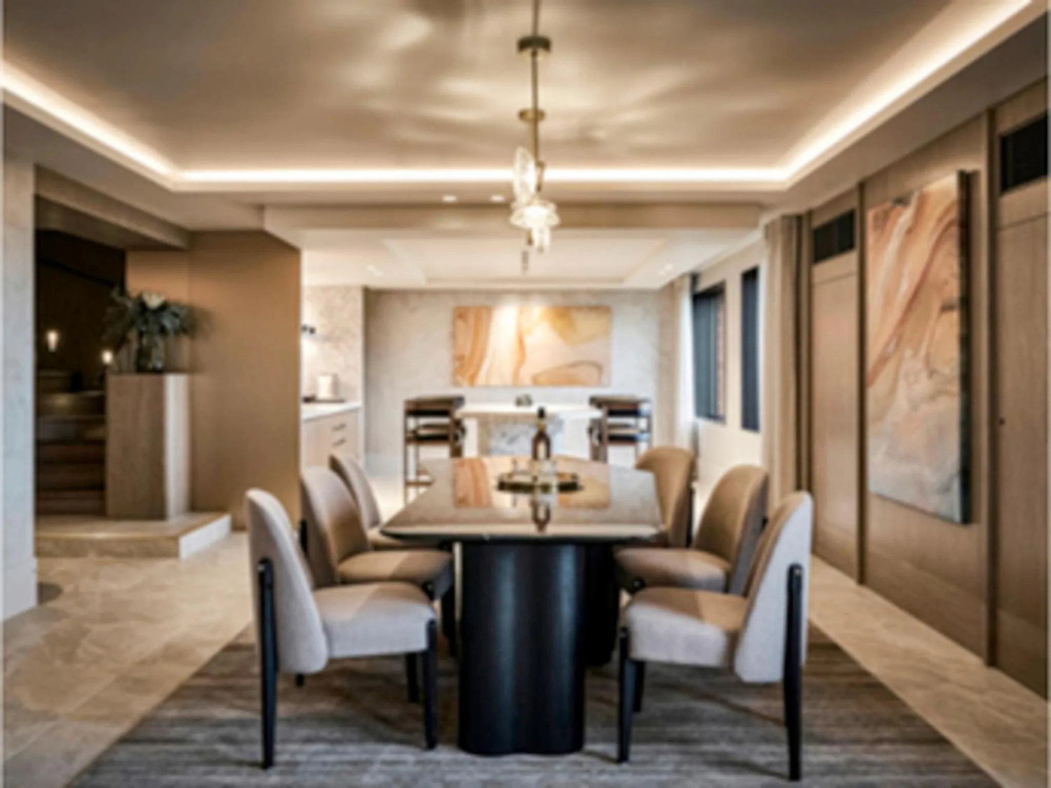 Dining area in Pullman Melbourne On the Park