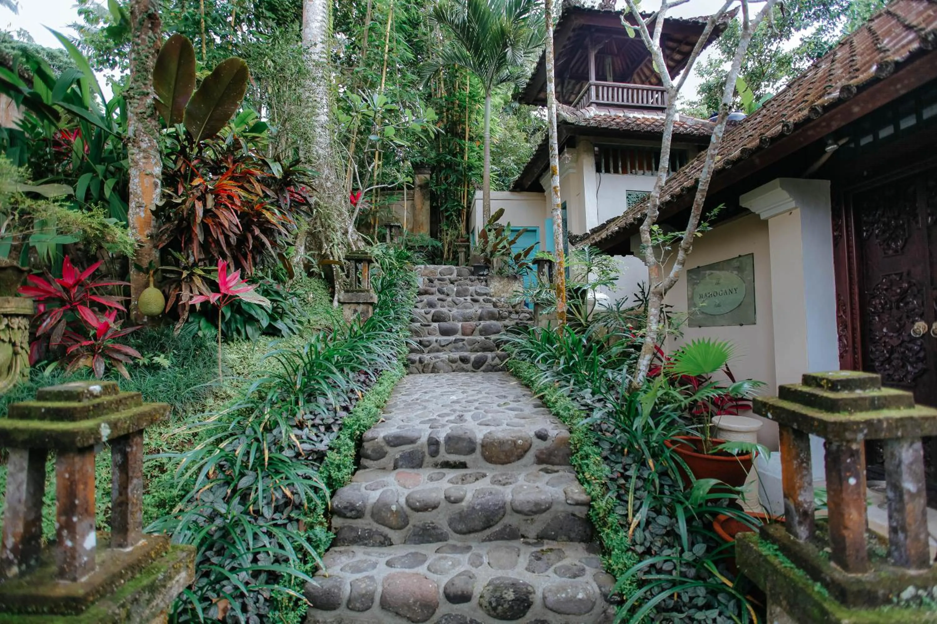 Patio in The Mahogany Villa Ubud