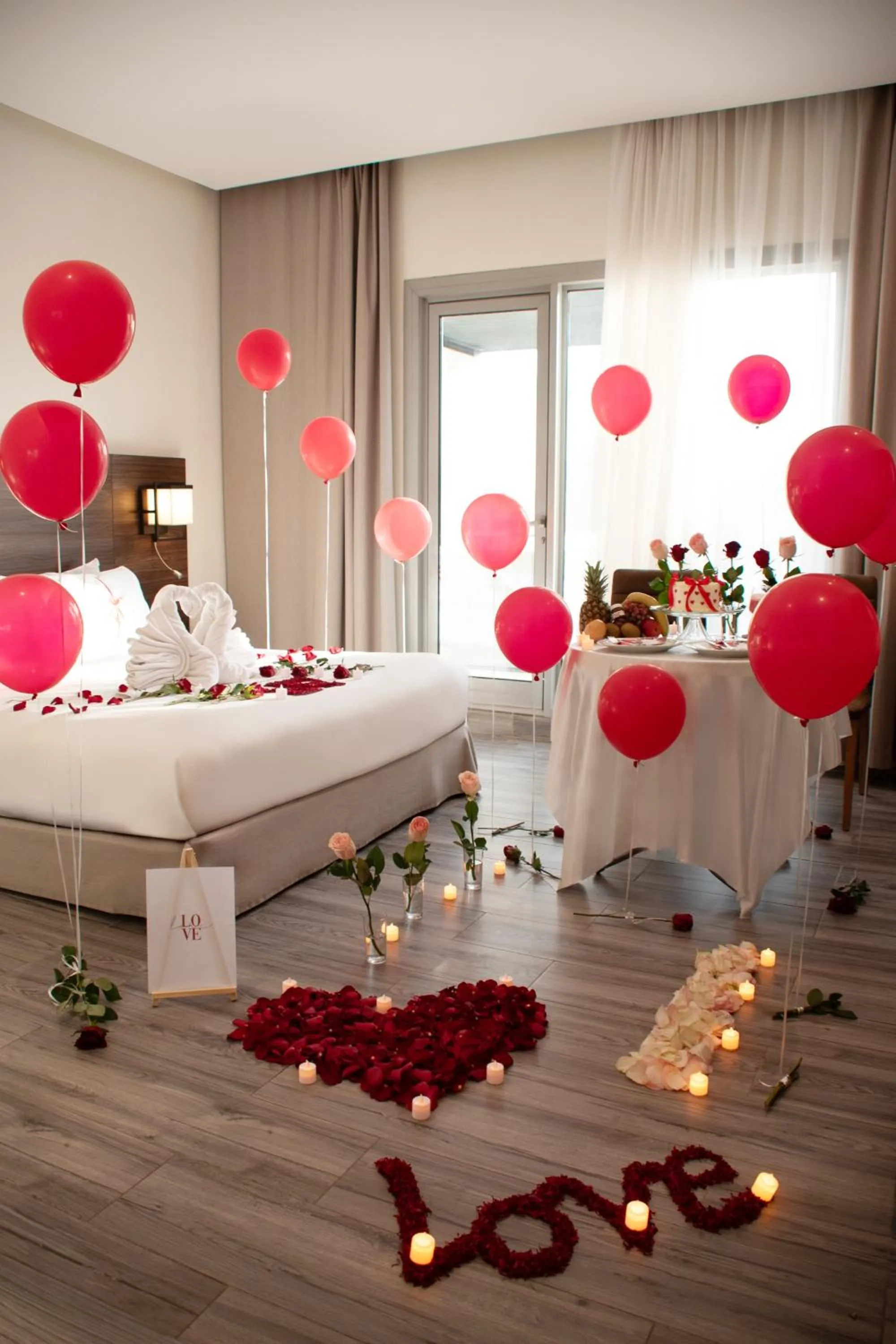 Bed in Hafawah Suites