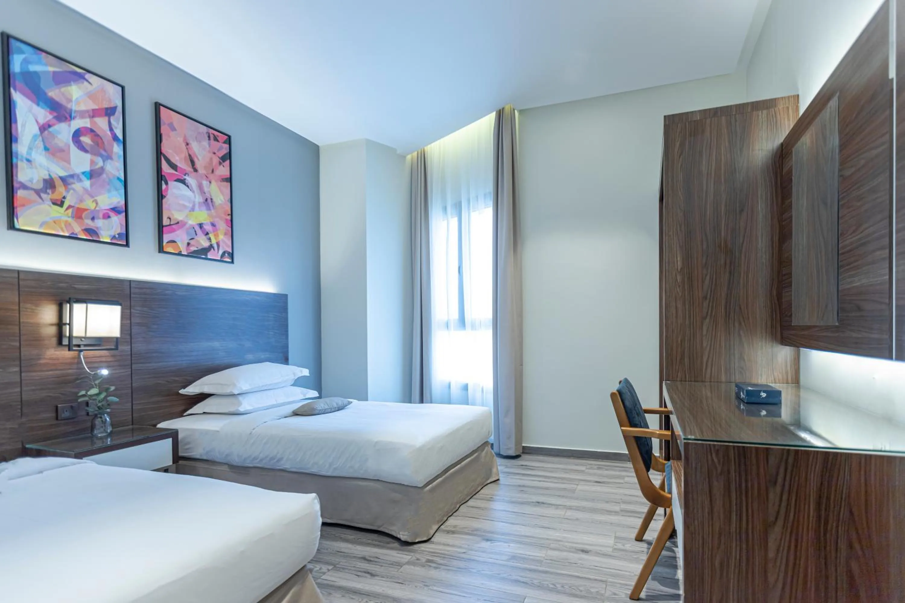 Bed in Hafawah Suites