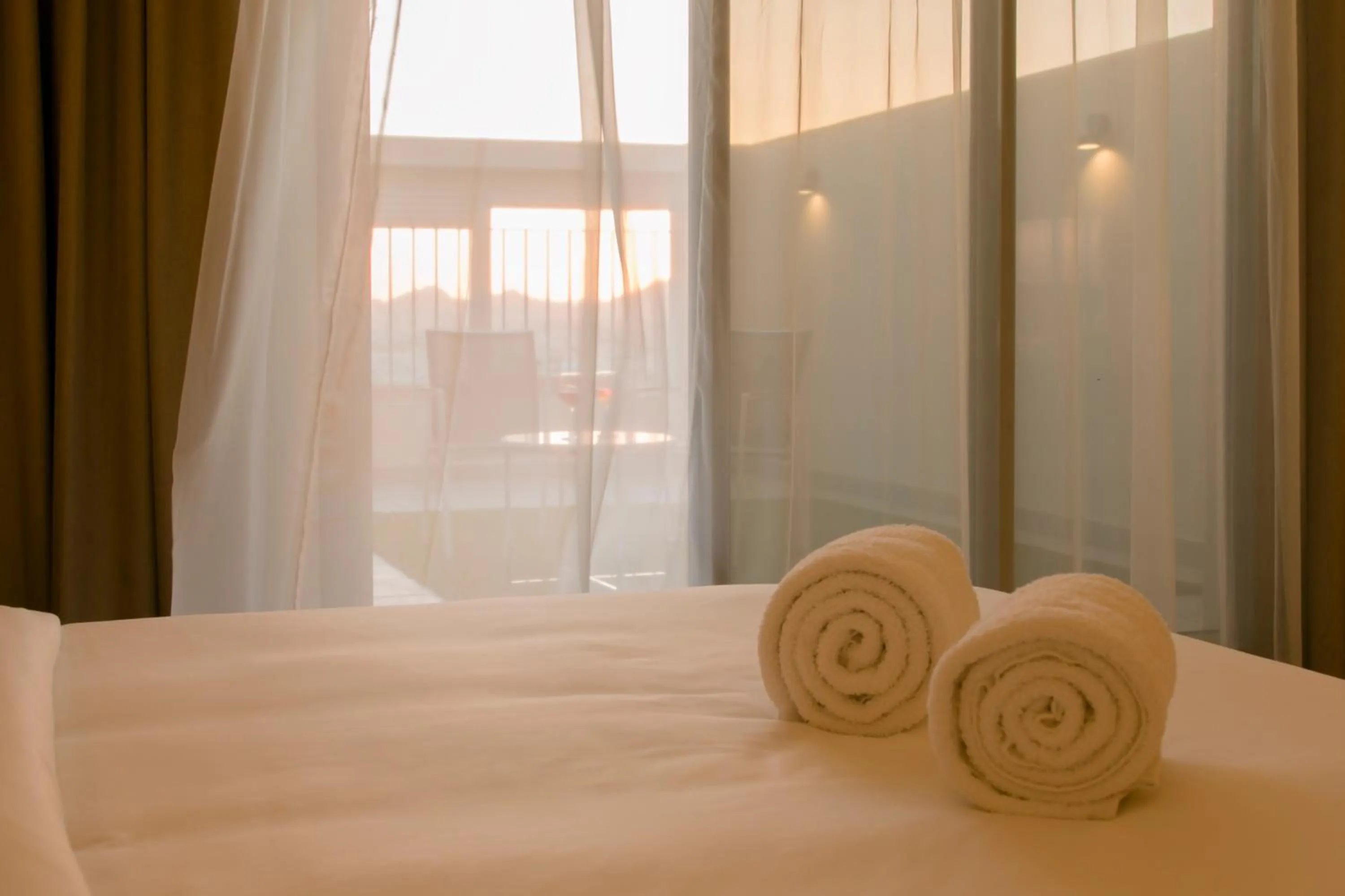 Bed in Hafawah Suites