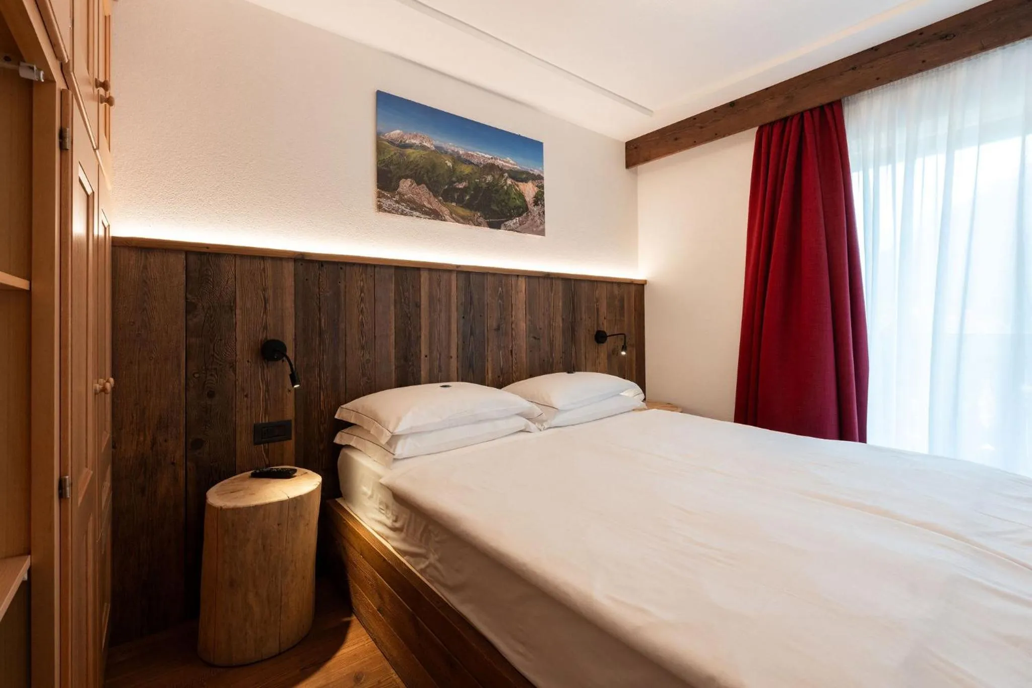 Bed in Hotel Piedibosco