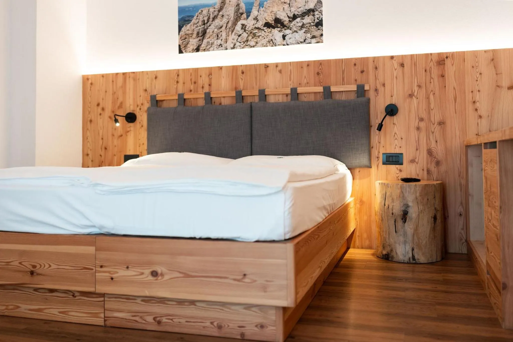 Bed in Hotel Piedibosco