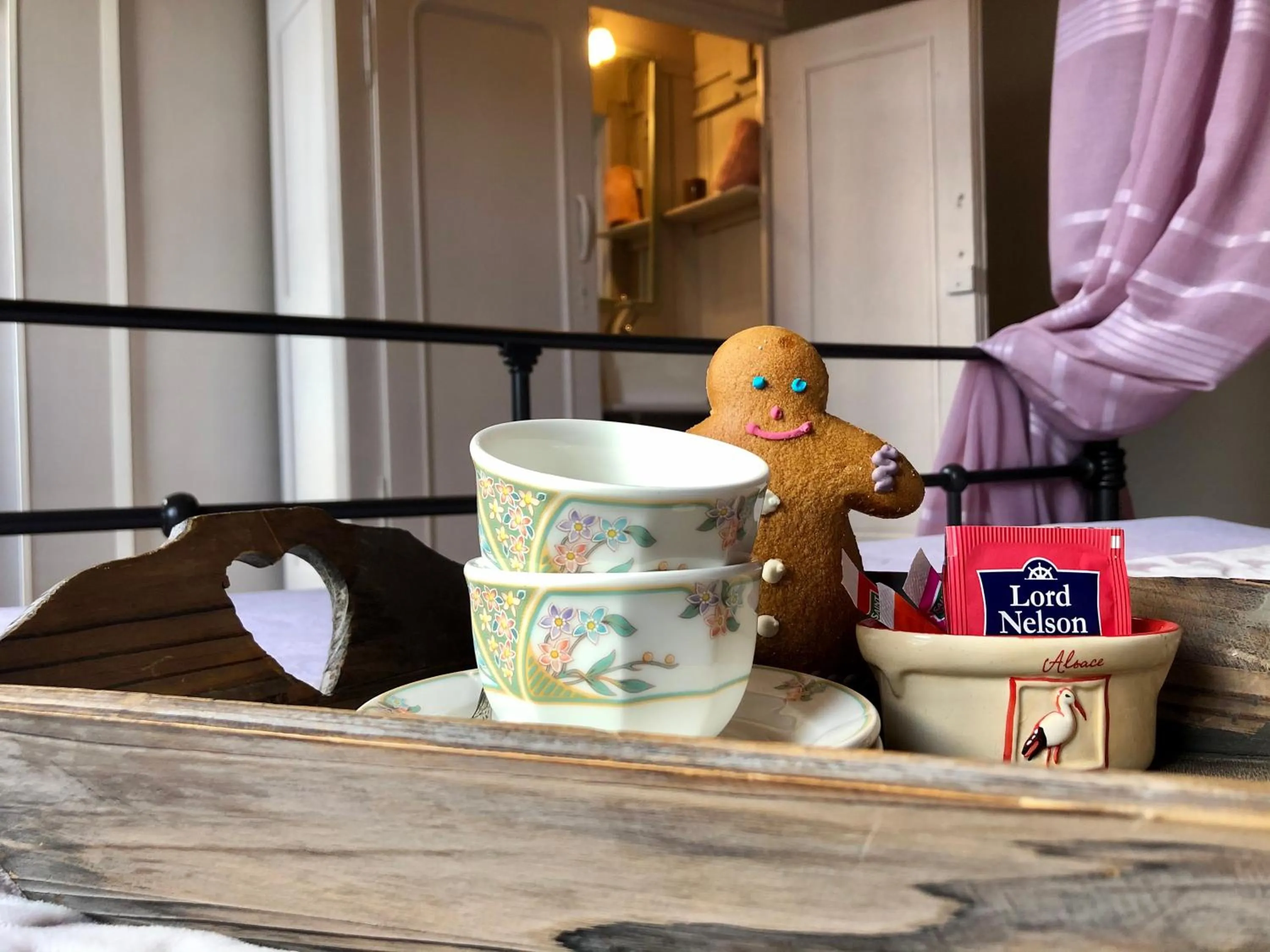 Decorative detail in B&B La Clé d'Alsace