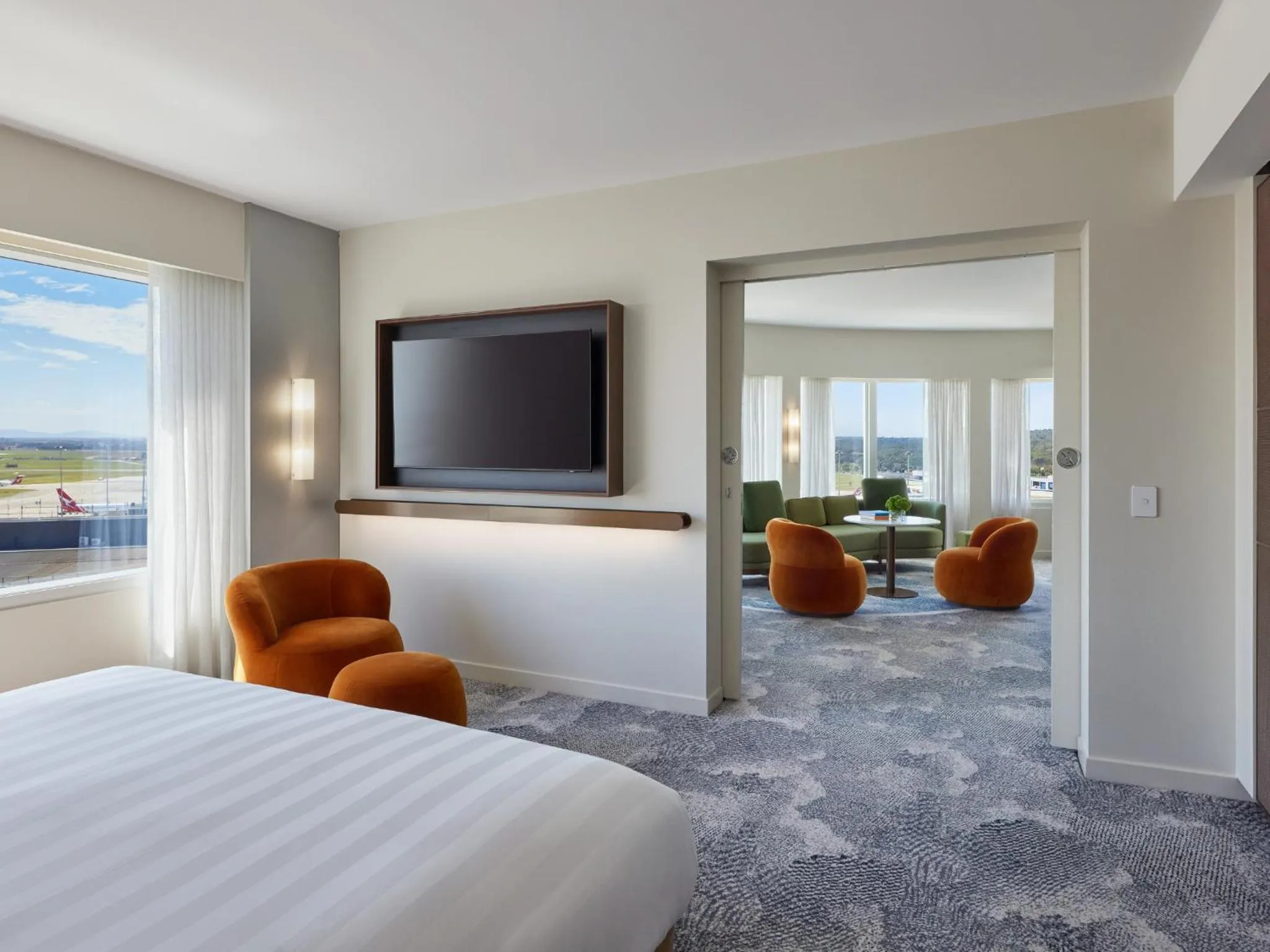 Bed in PARKROYAL Melbourne Airport