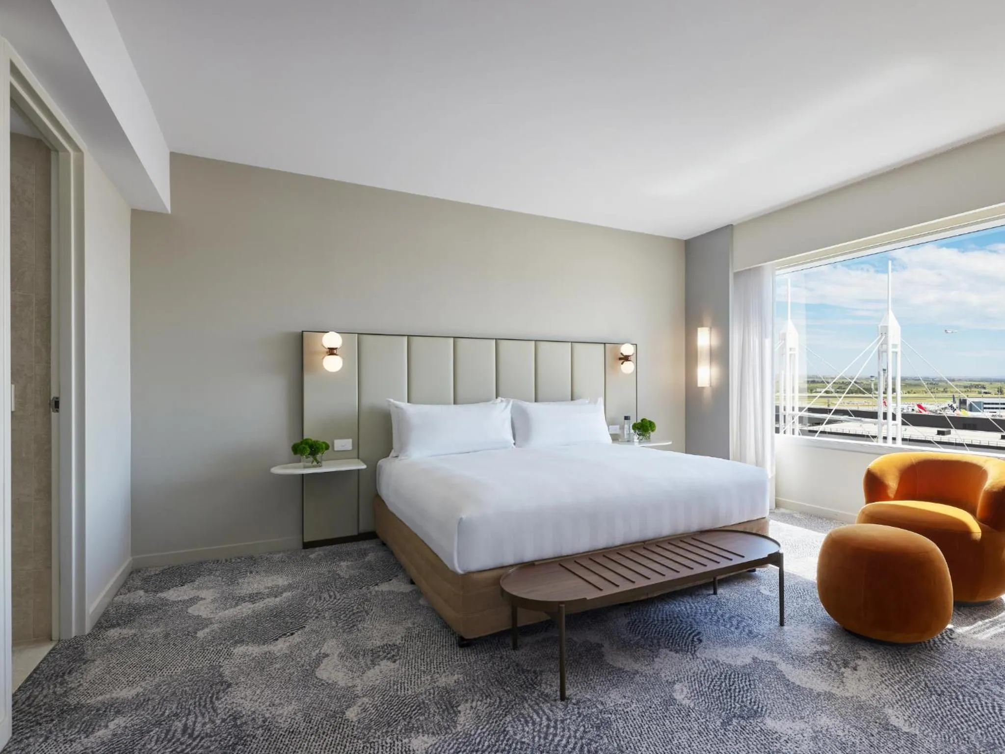 Bed in PARKROYAL Melbourne Airport