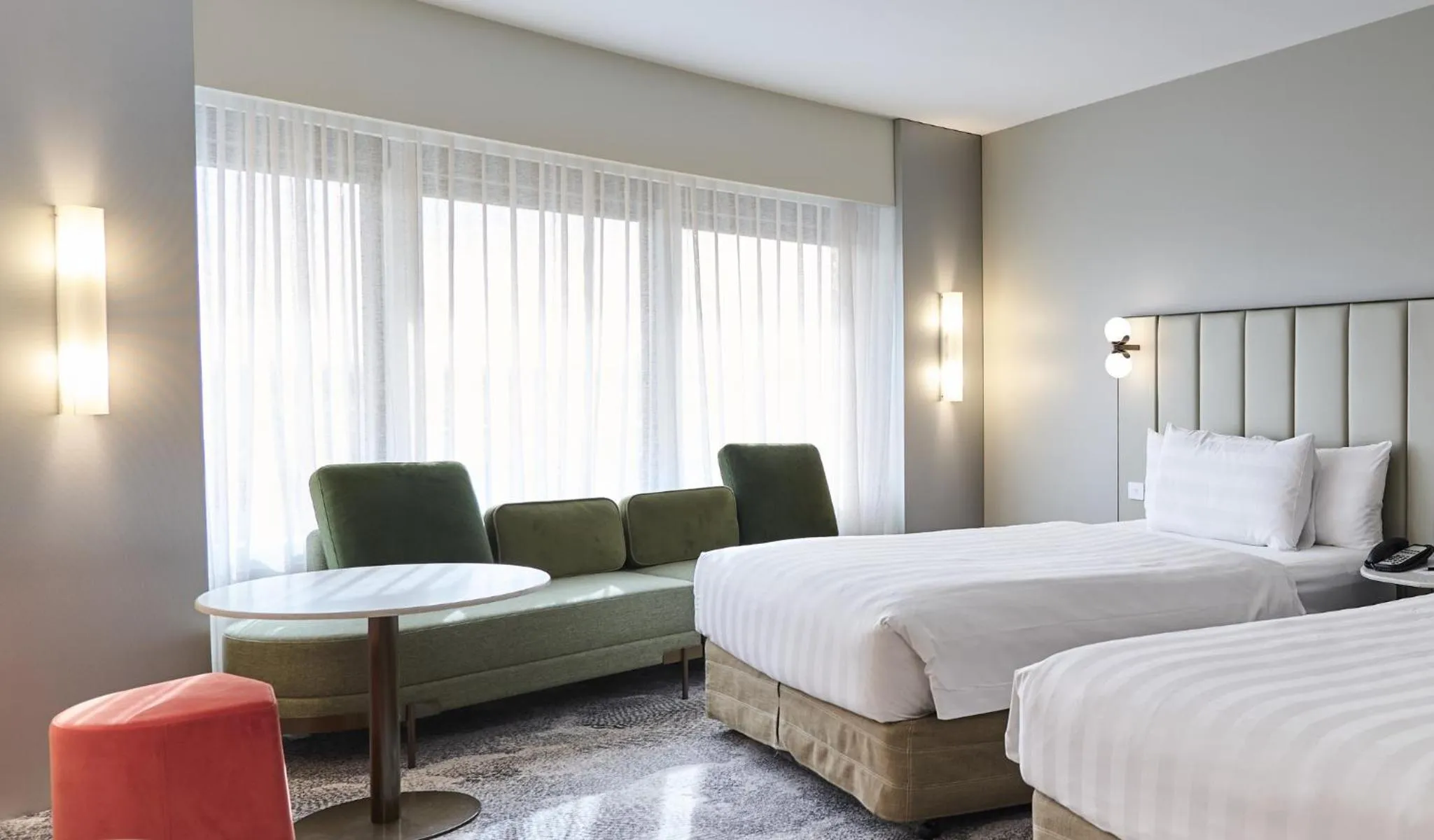 Bedroom, Bed in PARKROYAL Melbourne Airport