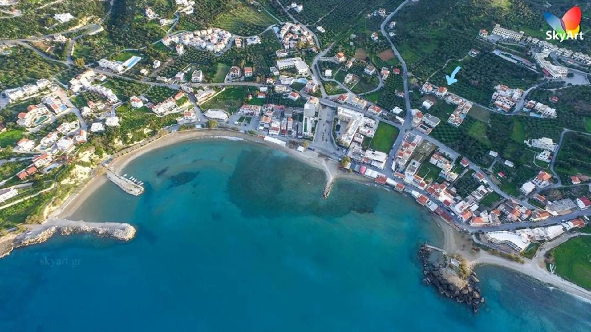 Bird's eye view in Armonia Apartments