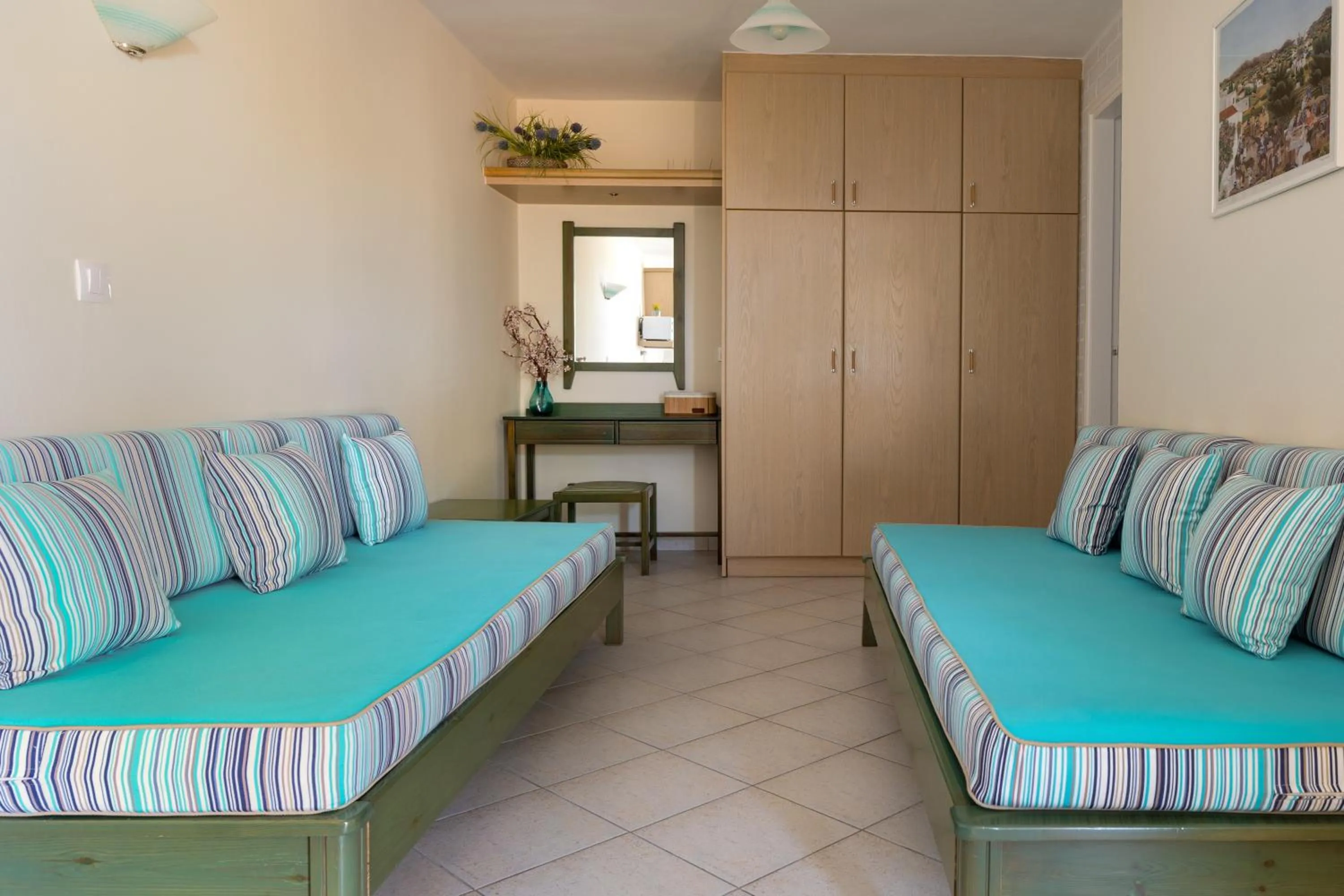 Bed in Armonia Apartments