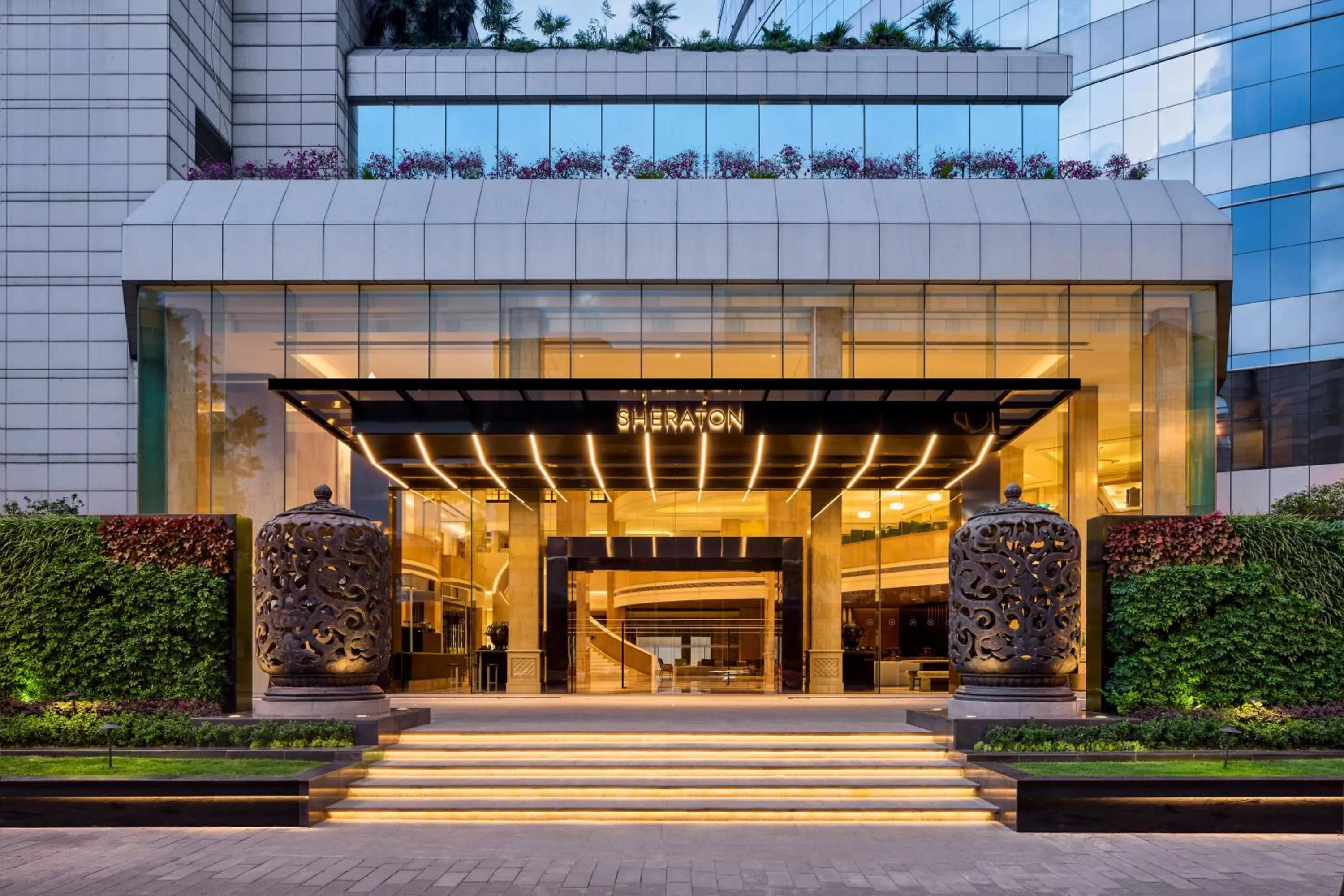 Property building in Sheraton Chengdu Lido Hotel