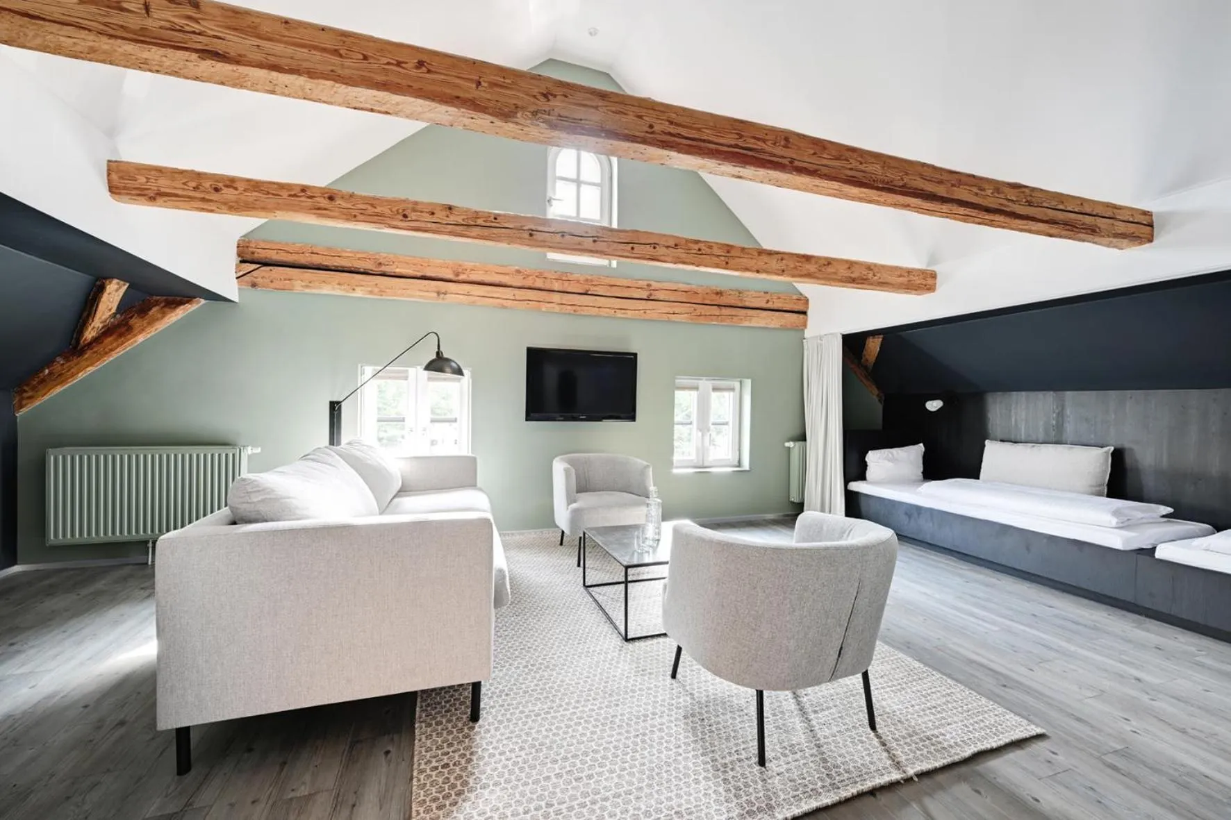 Living room, Bed in Weichandhof