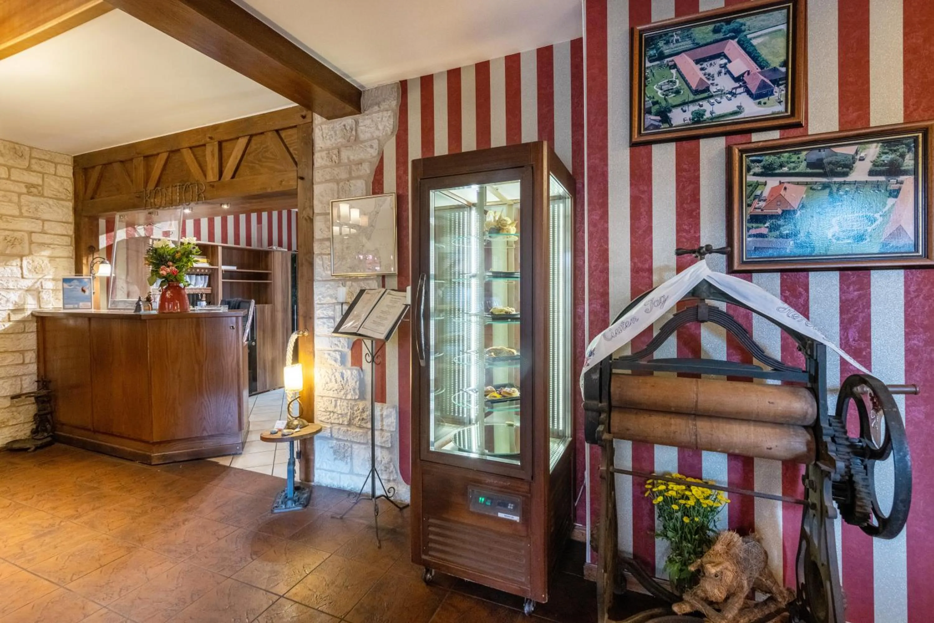 Lobby or reception in Landhotel Zur Schmiede