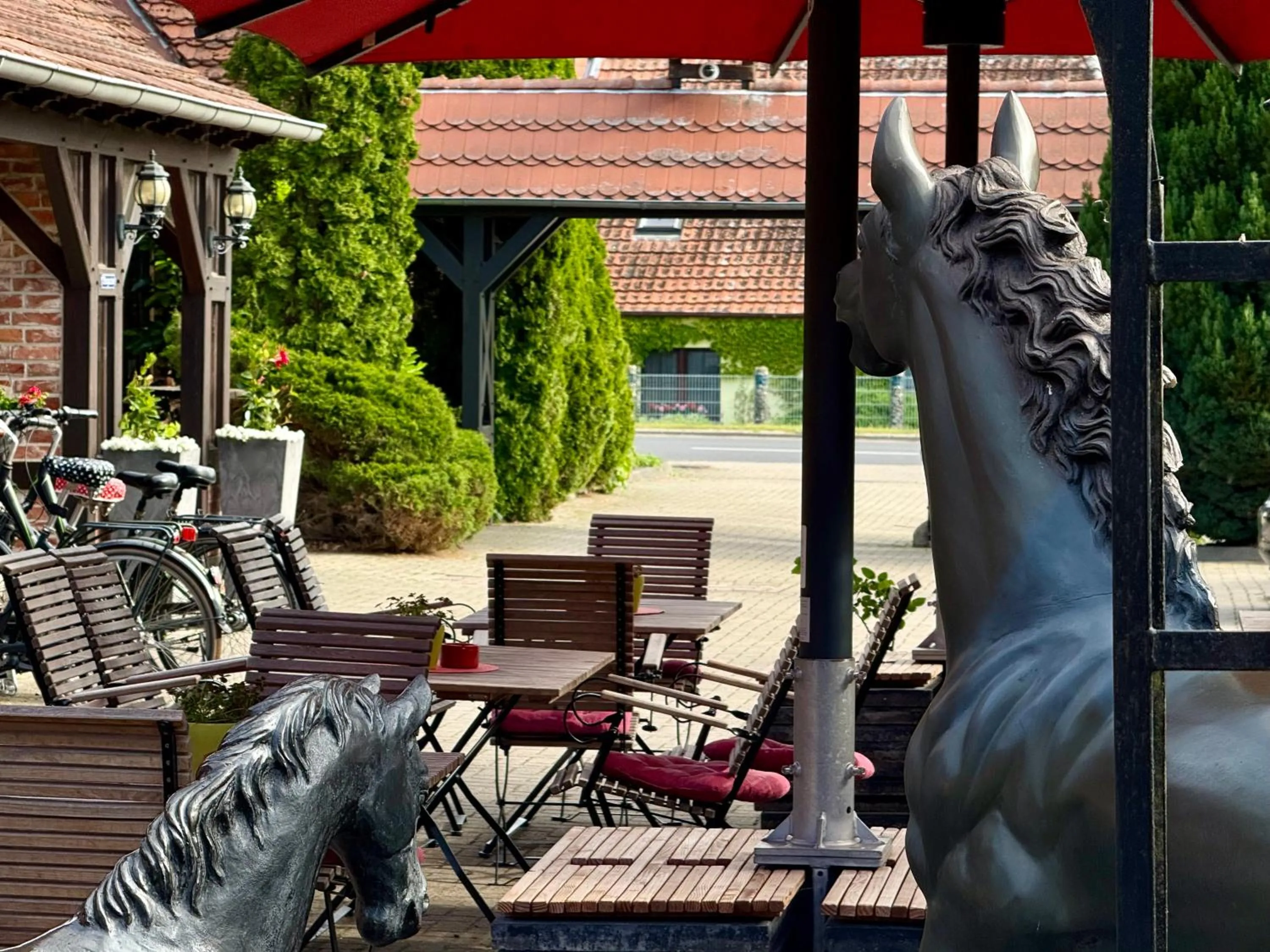 Patio in Landhotel Zur Schmiede