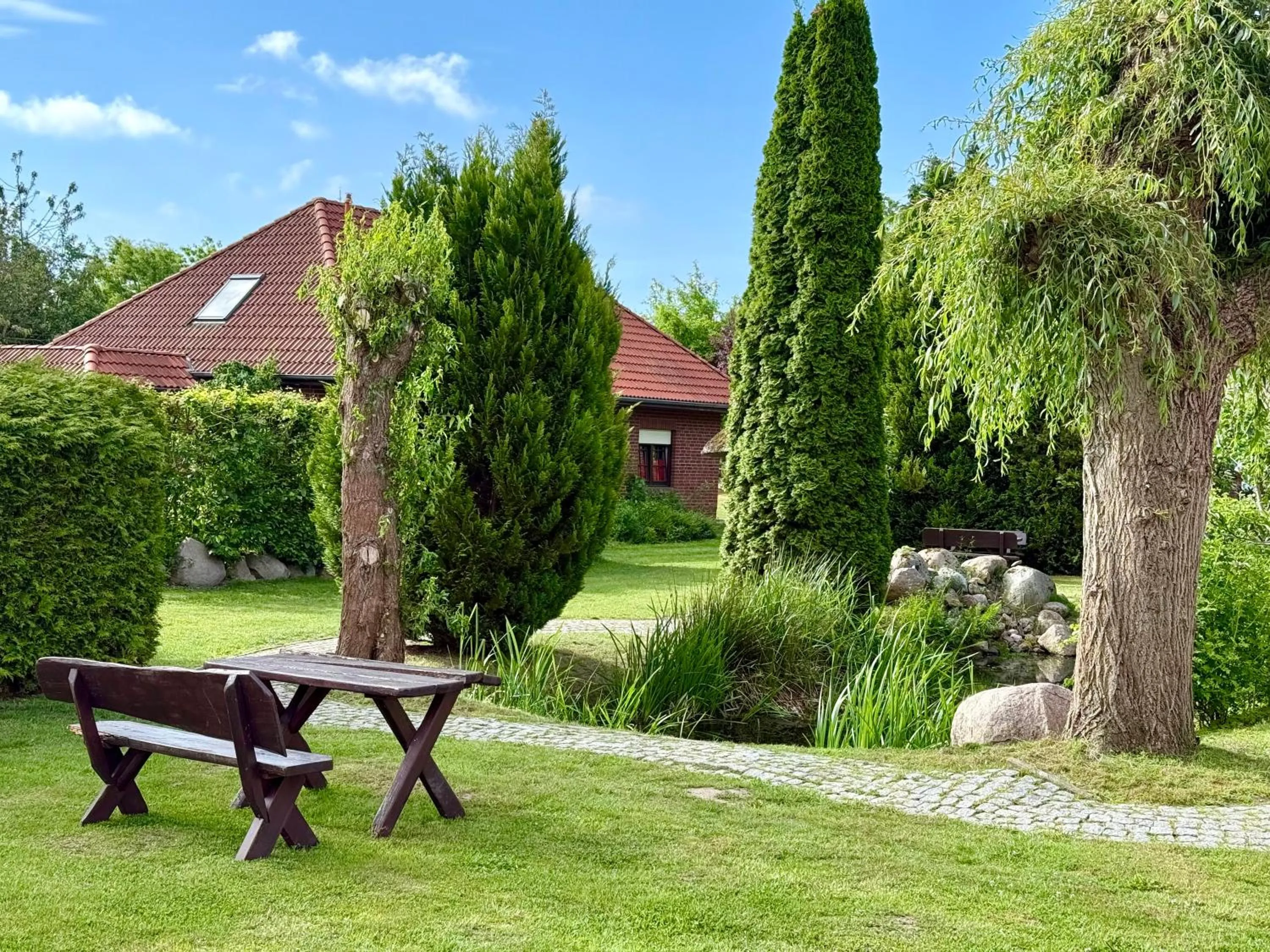 Garden in Landhotel Zur Schmiede