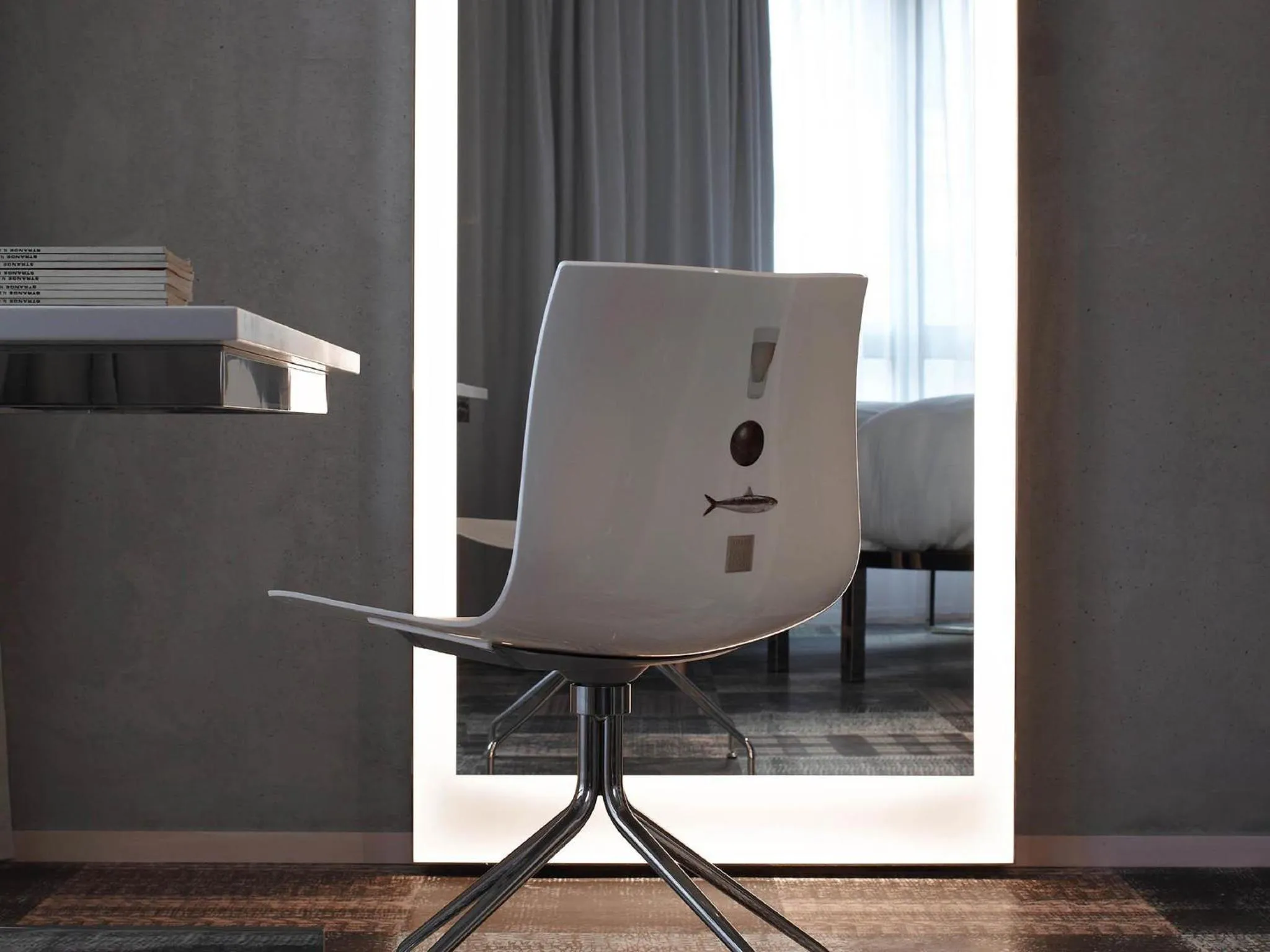 Bedroom in Mama Shelter Marseille