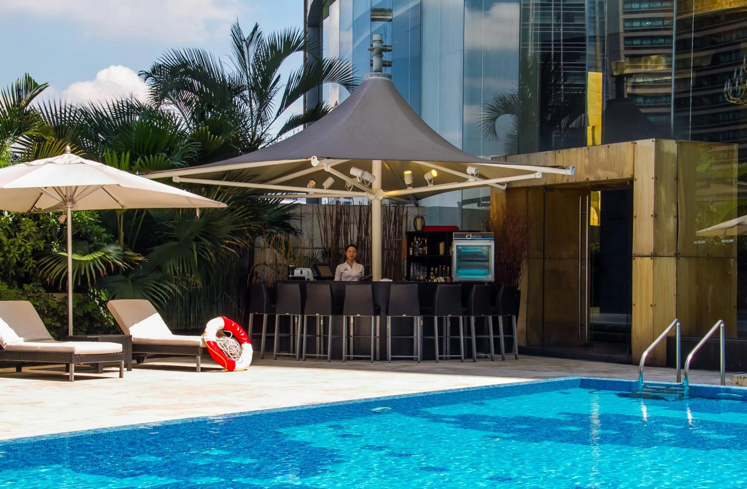 Swimming pool in The Westin Guangzhou
