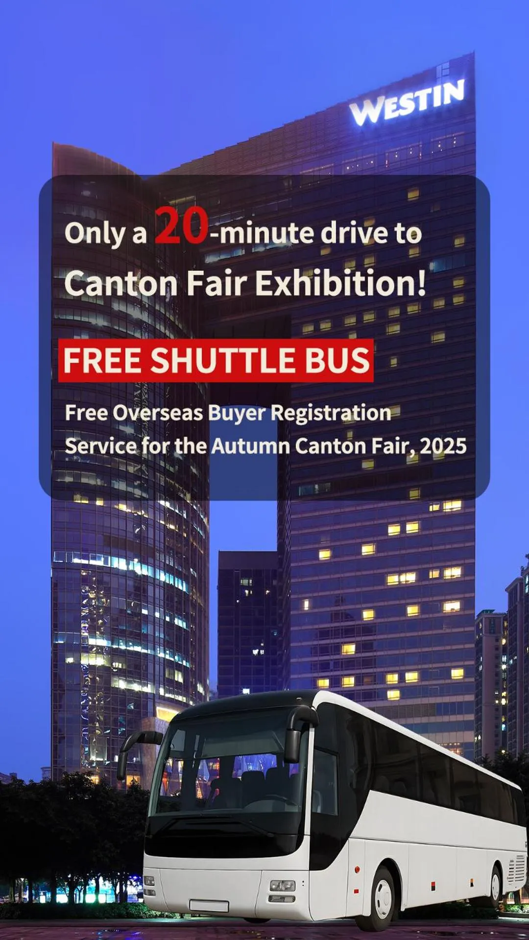 Property building in The Westin Guangzhou