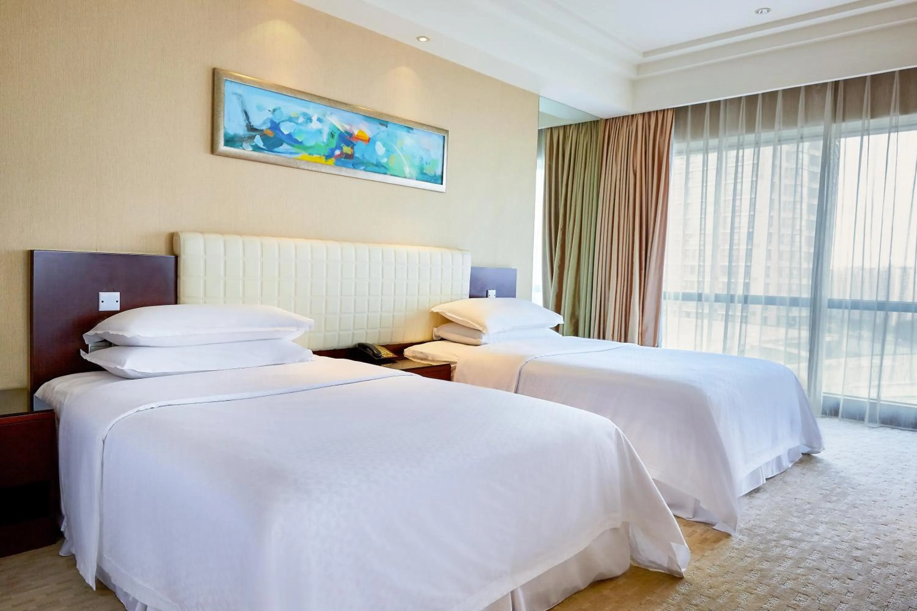 Property building, Bed in Four Points by Sheraton Hangzhou, Binjiang