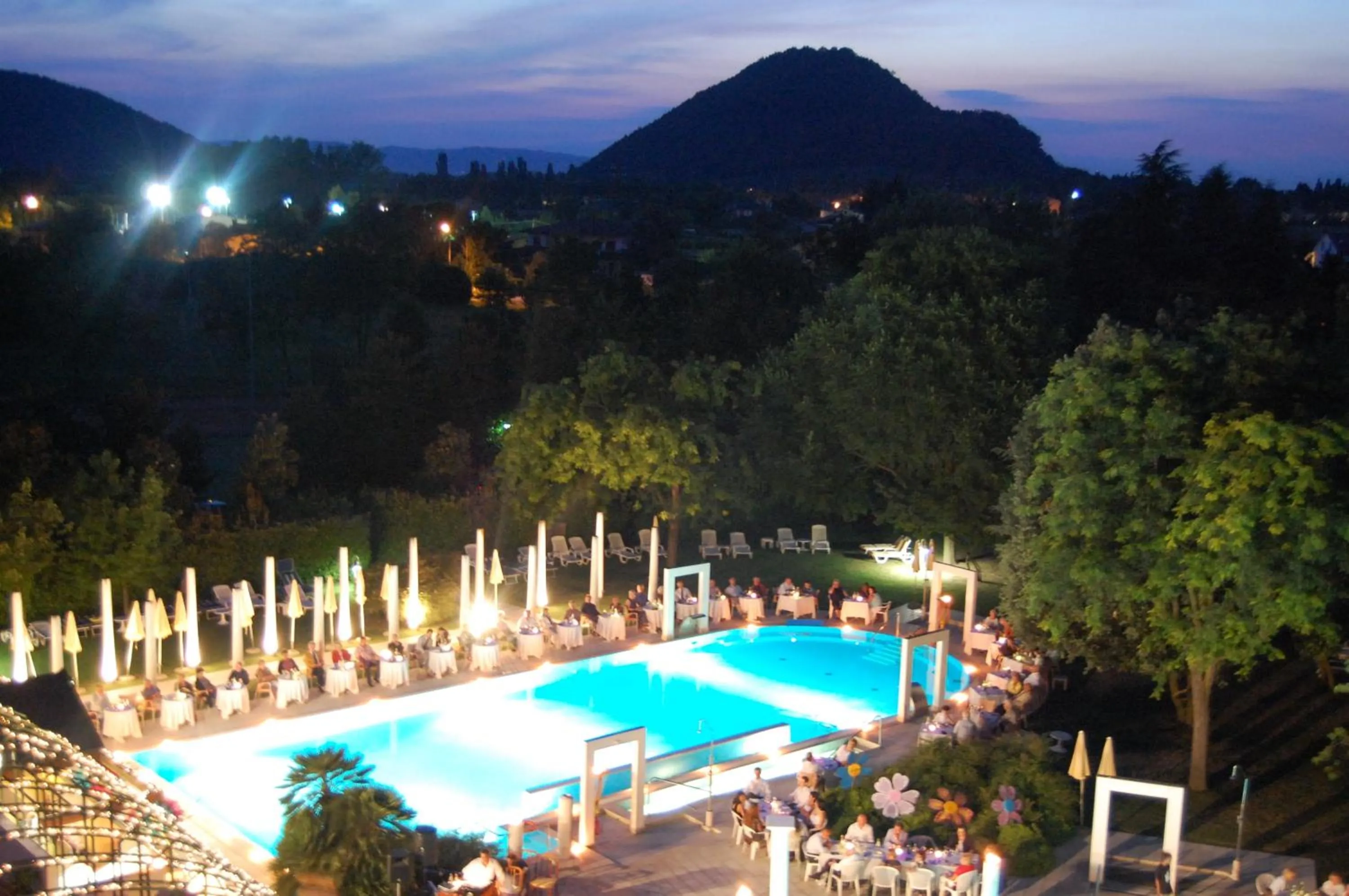Swimming pool in Hotel Terme Orvieto