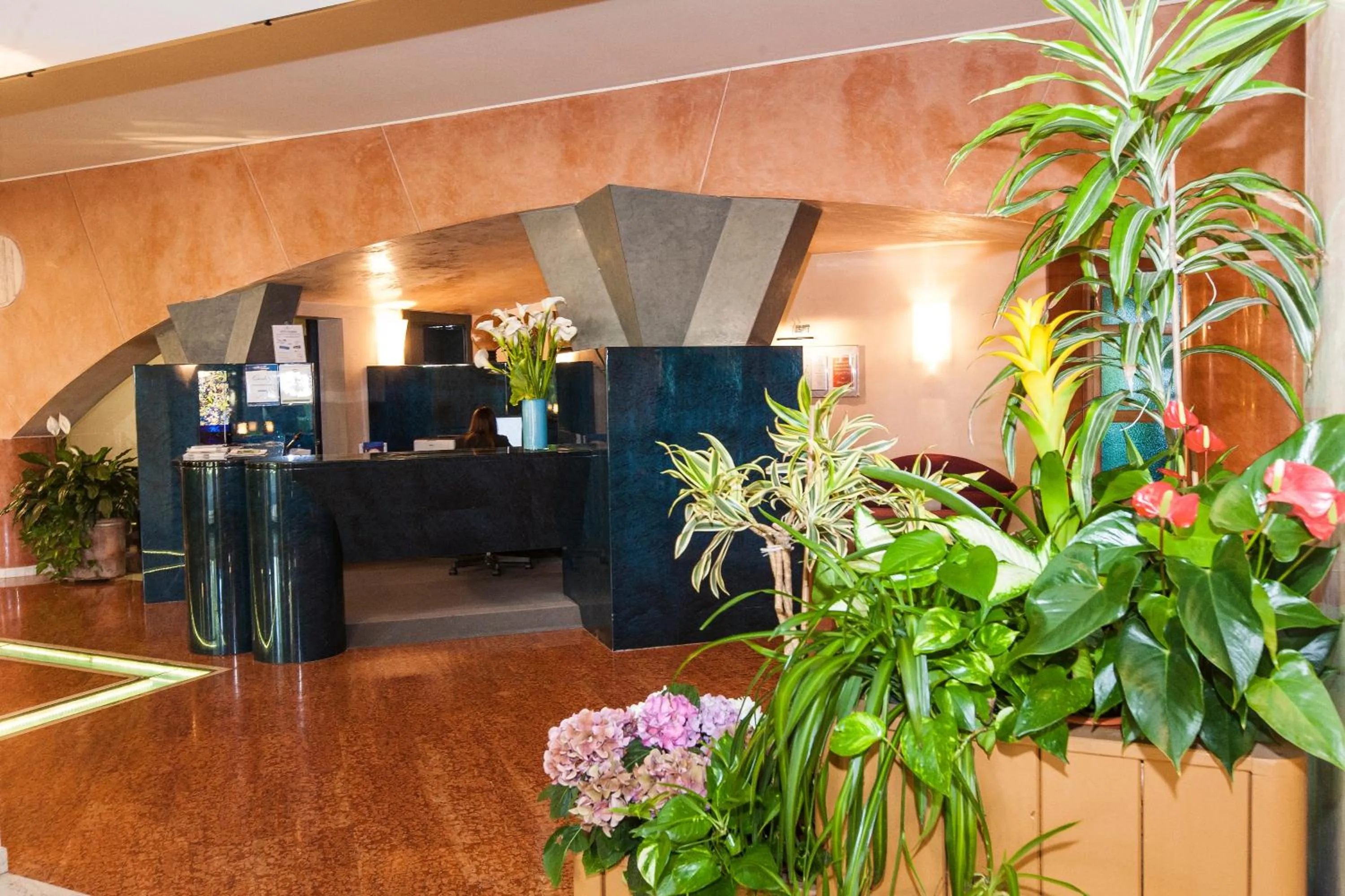 Lobby or reception in Hotel Terme Orvieto