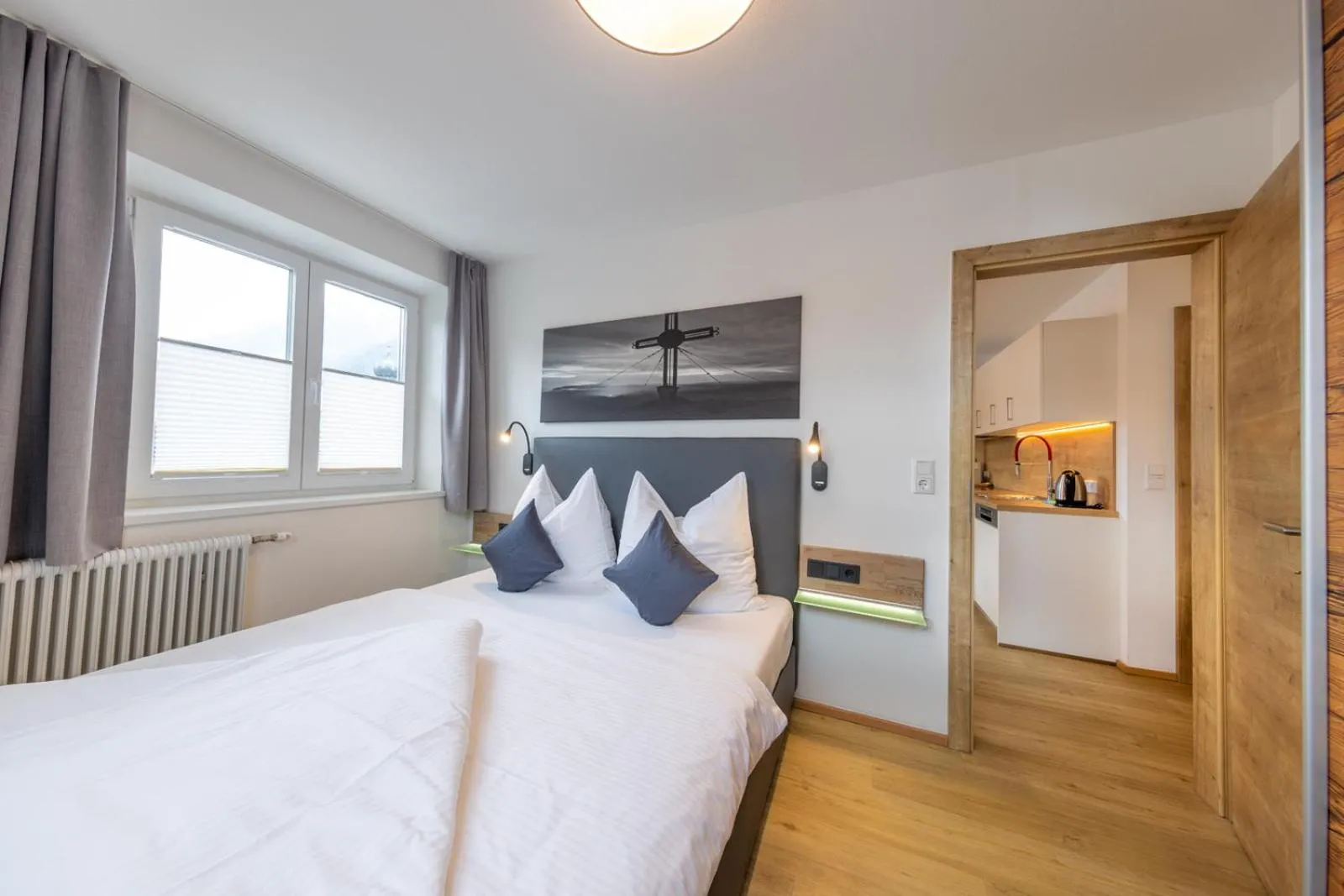 Photo of the whole room, Bed in Appart-Pension Schnöll