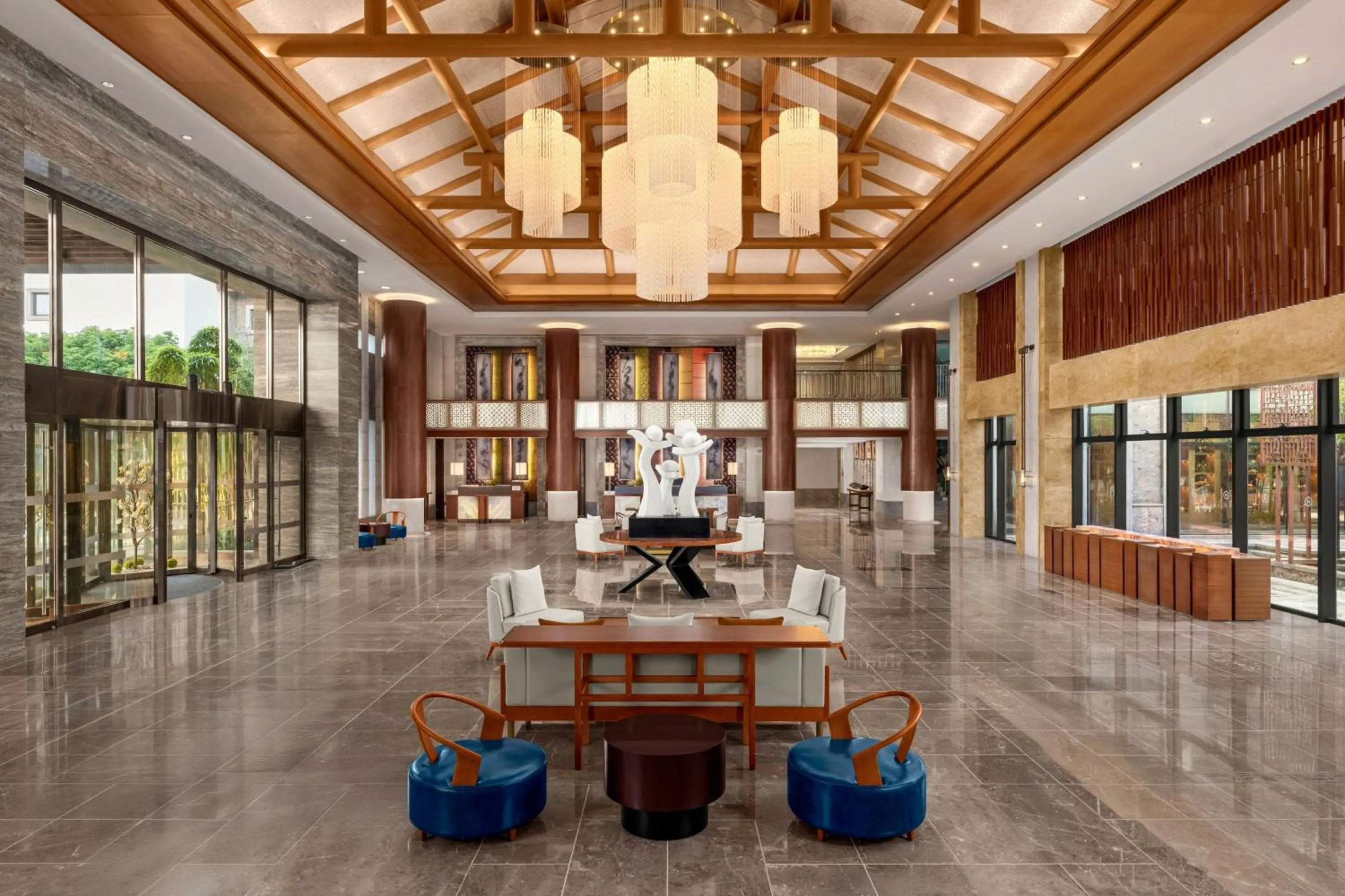 Lobby or reception in Sheraton Grand Hangzhou Wetland Park Resort