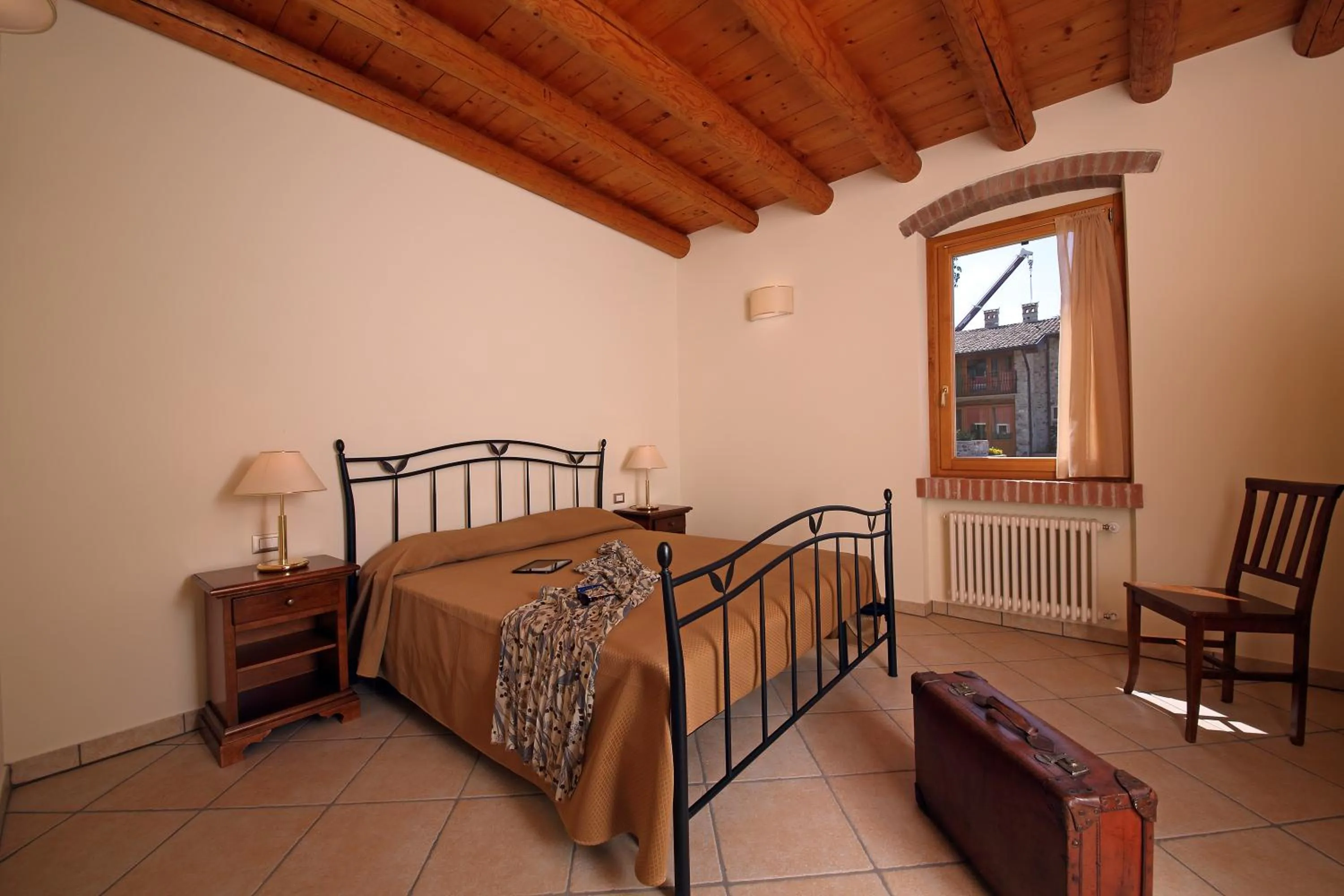 Bedroom, Bed in Residence Borgo Mondragon