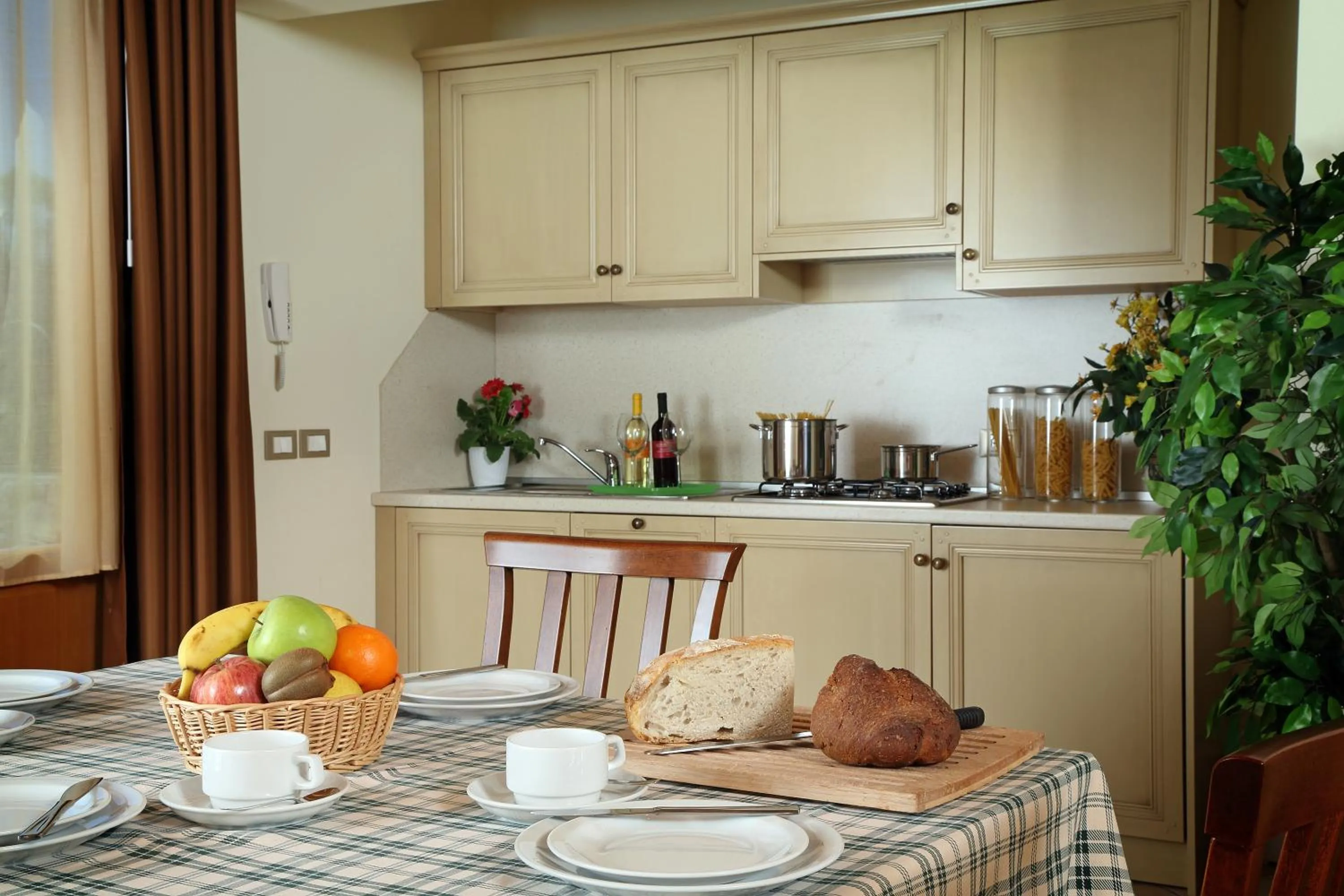 Kitchen or kitchenette in Residence Borgo Mondragon