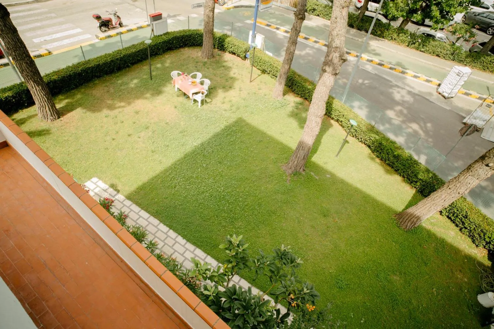 On site in Hotel Blumen