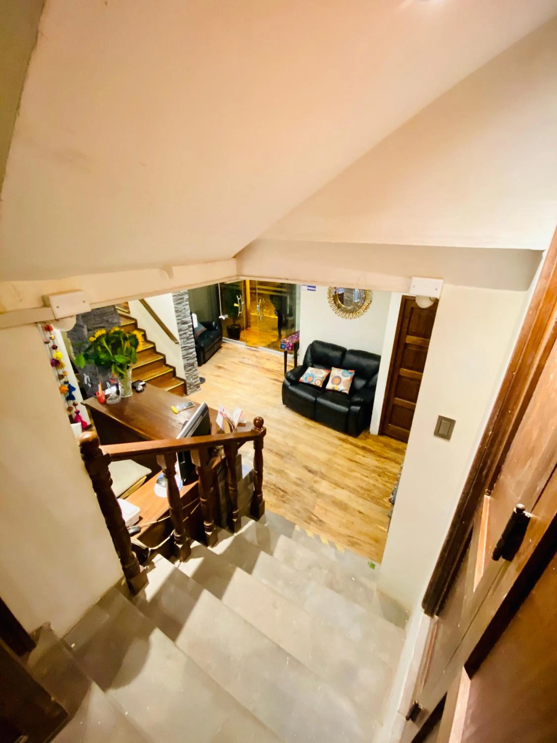 Seating area in Cusco Hotel Boutique
