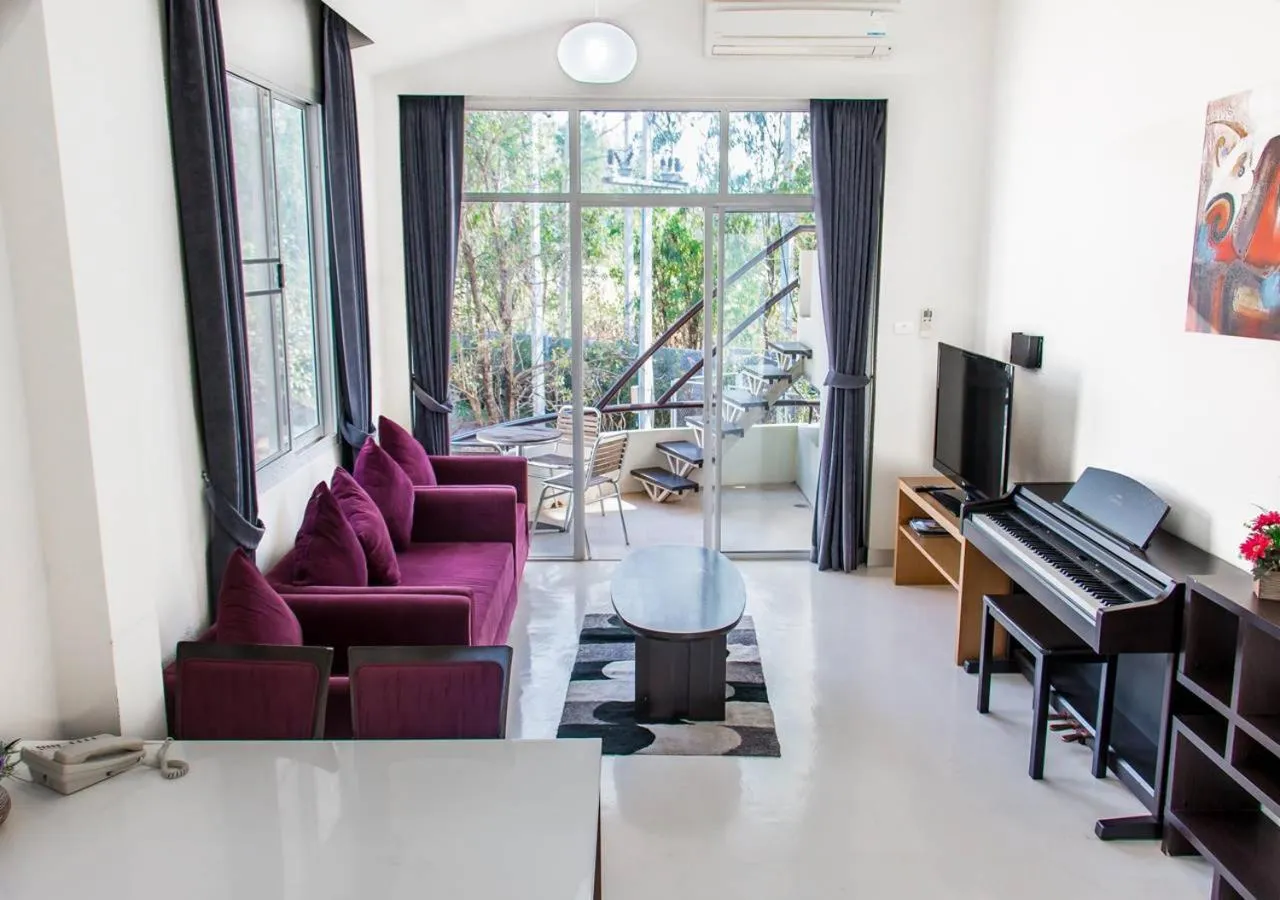 Living room in The Piano Resort Khaoyai