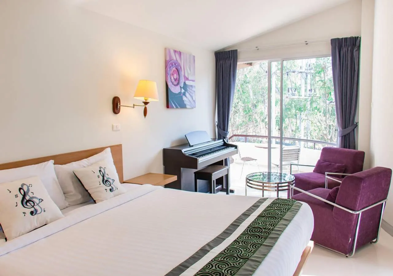 Bed in The Piano Resort Khaoyai