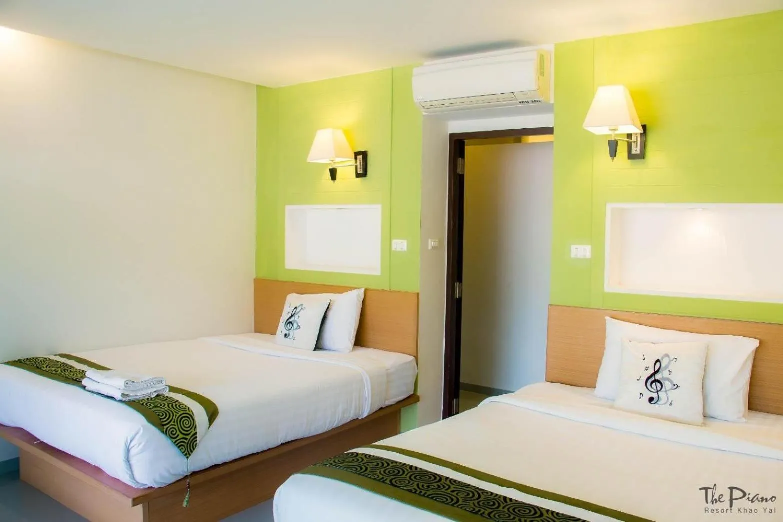 Bed in The Piano Resort Khaoyai