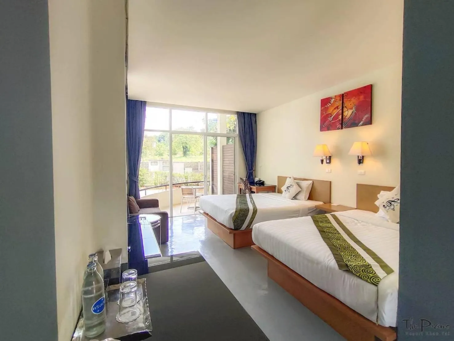 Bed in The Piano Resort Khaoyai