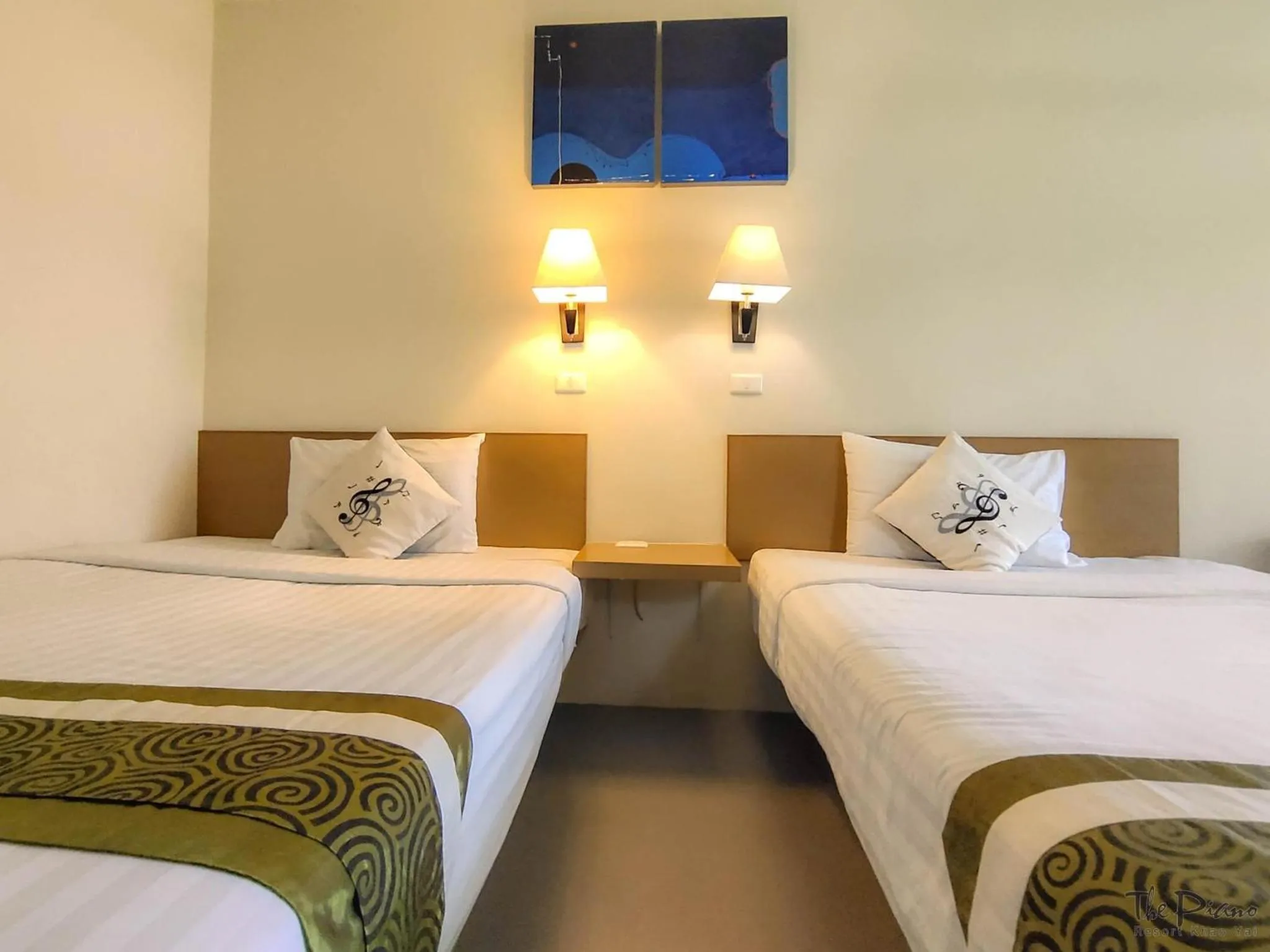 Bed in The Piano Resort Khaoyai