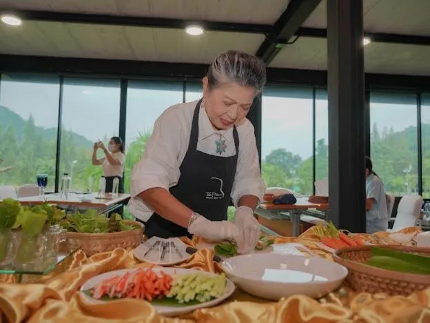 kitchen in The Piano Resort Khaoyai