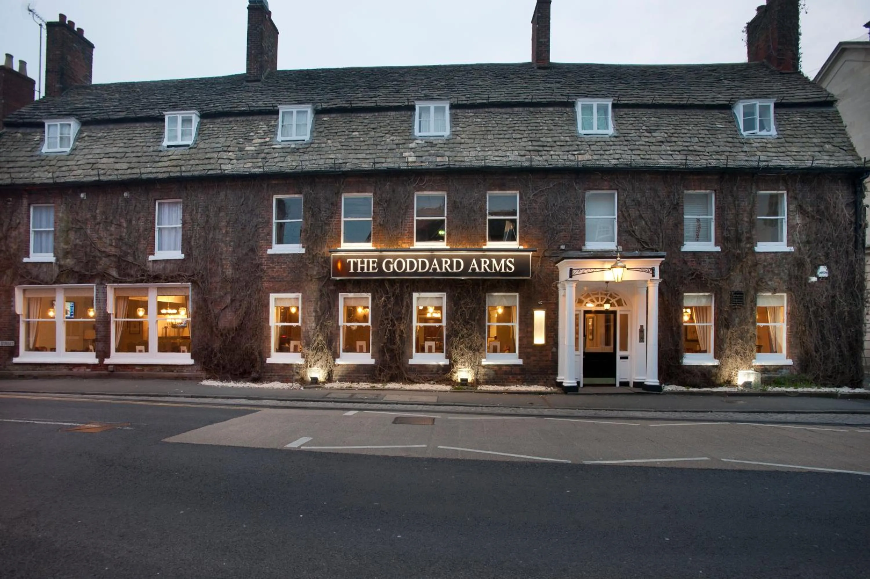 Facade/entrance in The Goddard Arms