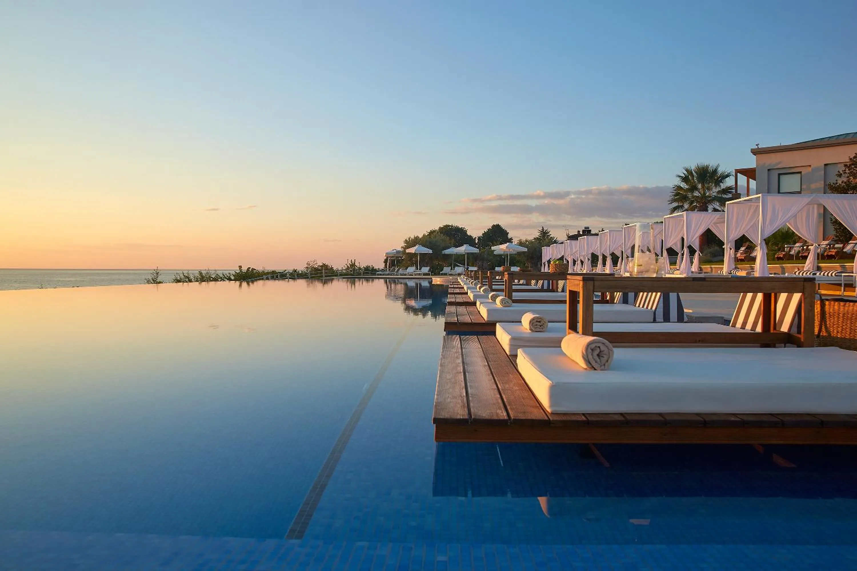 Pool view in Cavo Olympo Luxury Hotel & Spa - Adult Only