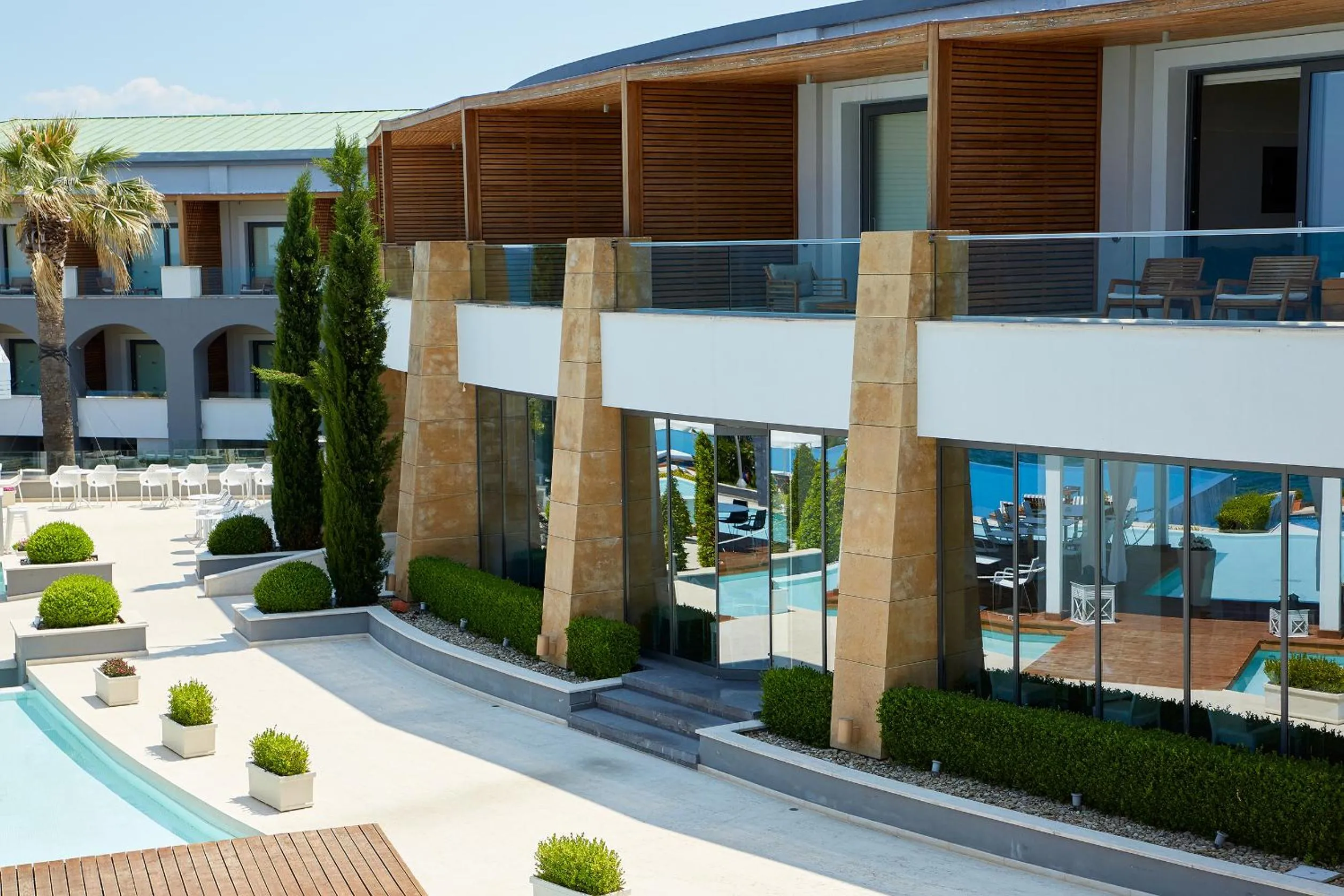 Facade/entrance in Cavo Olympo Luxury Hotel & Spa - Adult Only