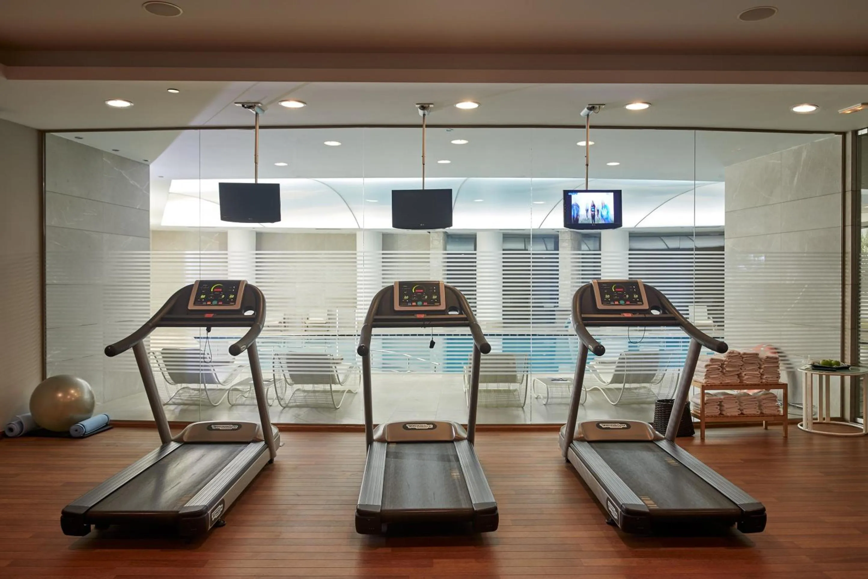 Fitness centre/facilities in Cavo Olympo Luxury Hotel & Spa - Adult Only