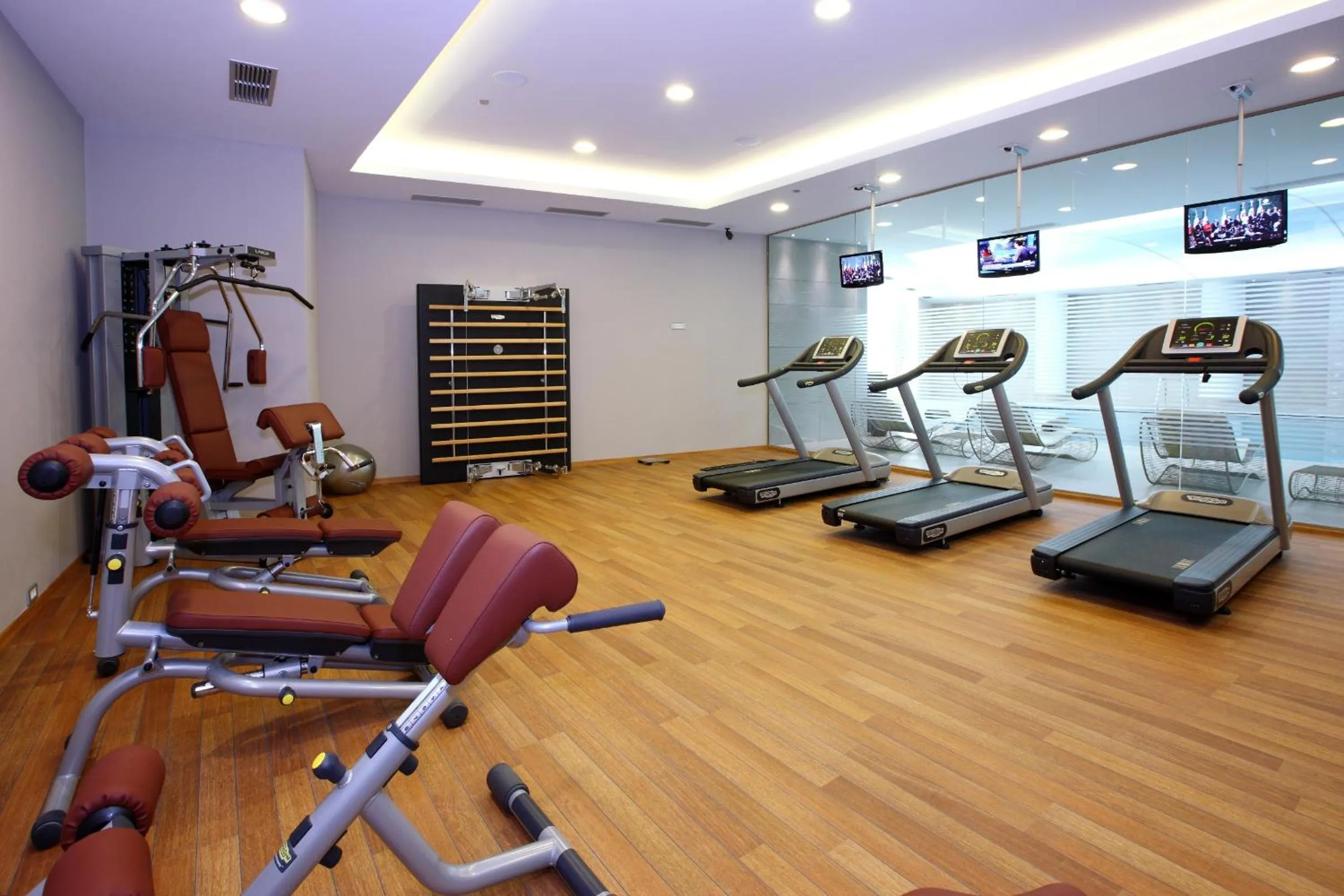 Fitness centre/facilities in Cavo Olympo Luxury Hotel & Spa - Adult Only