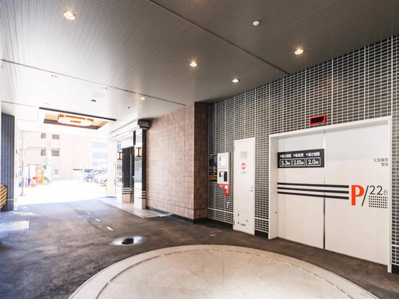 Parking in APA Hotel TKP Sendai Eki Kita