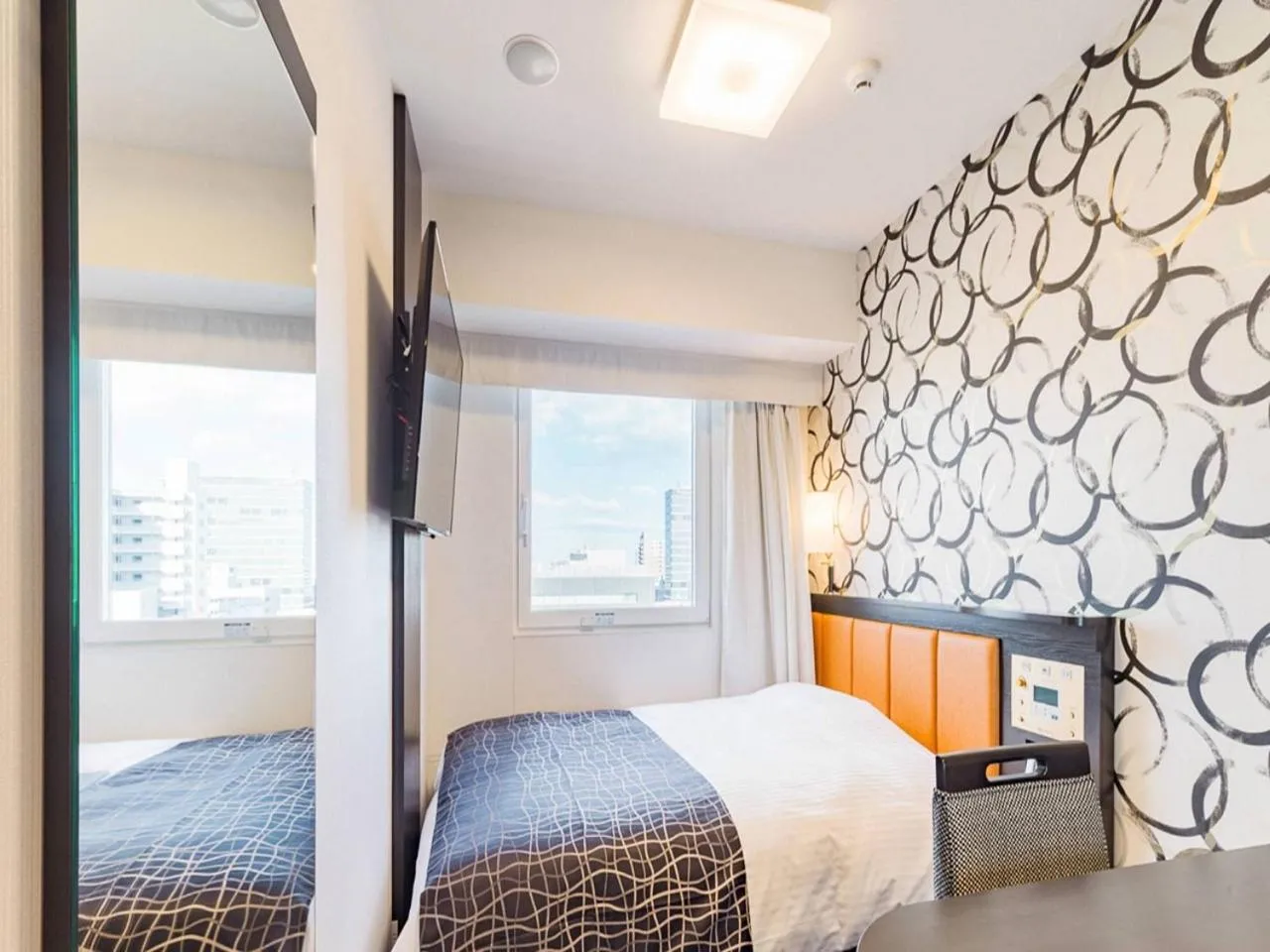 Photo of the whole room, Bed in APA Hotel TKP Sendai Eki Kita