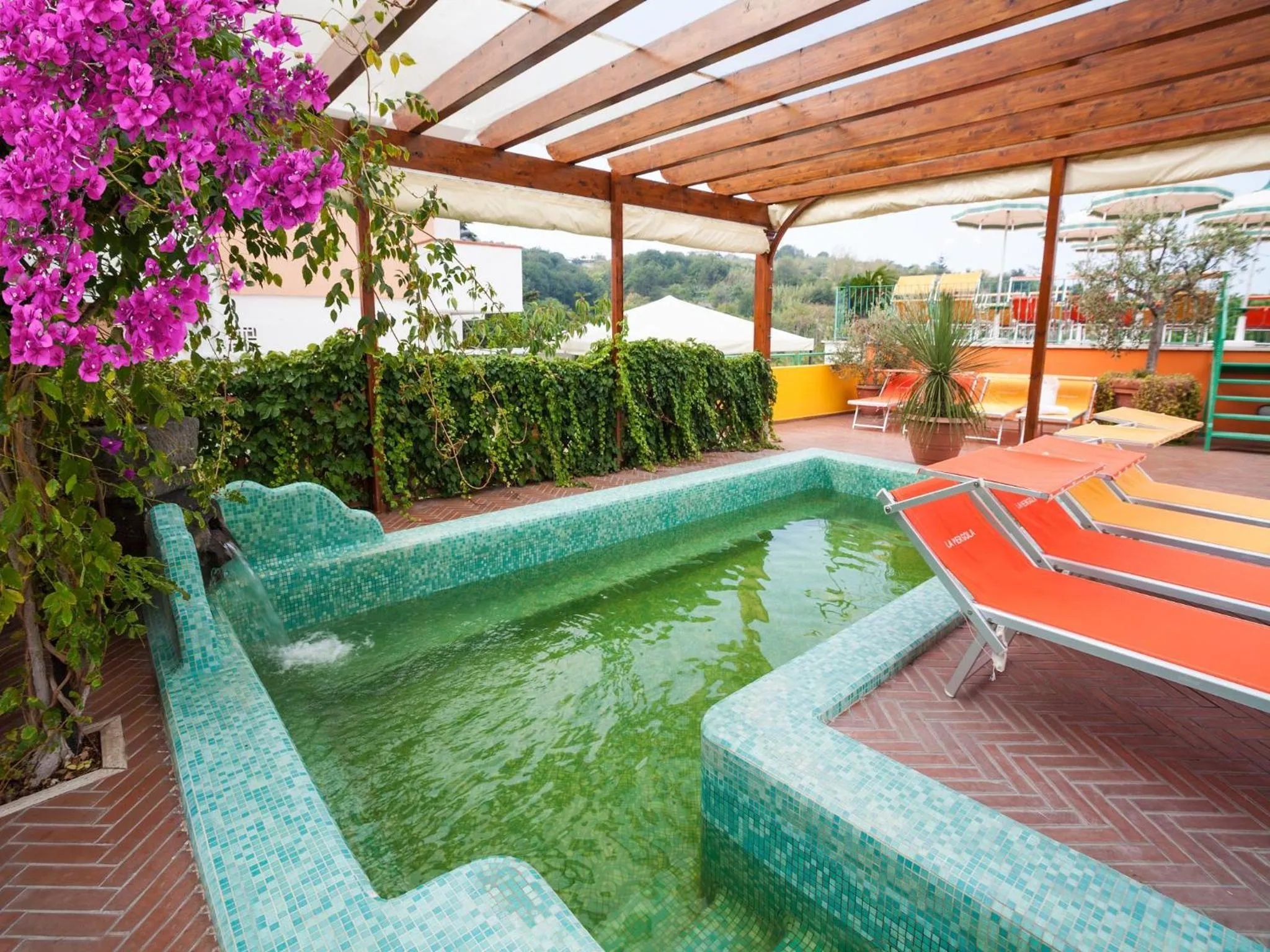 Hot Spring Bath in Resort Terme La Pergola