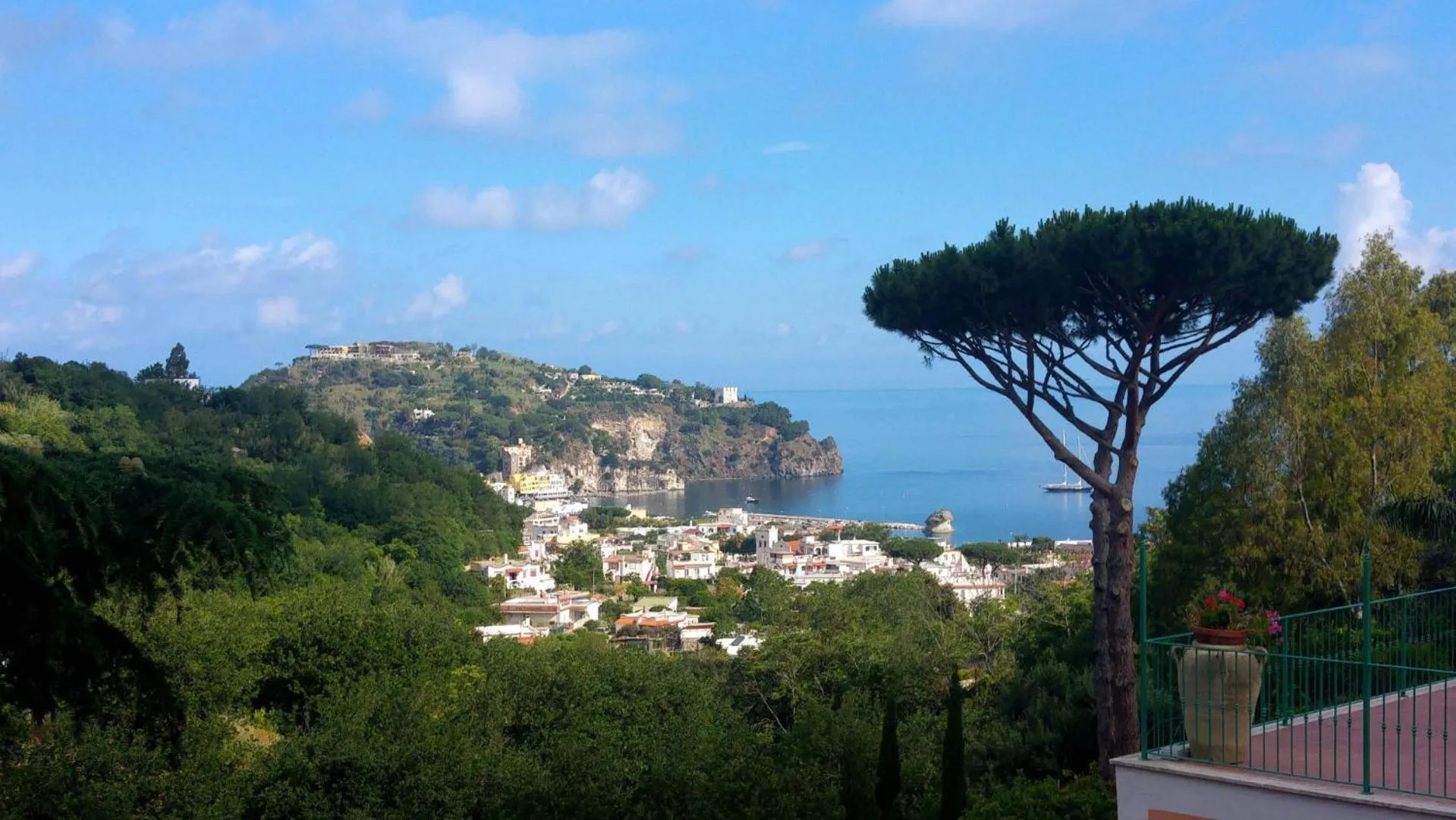 Bird's eye view in Resort Terme La Pergola