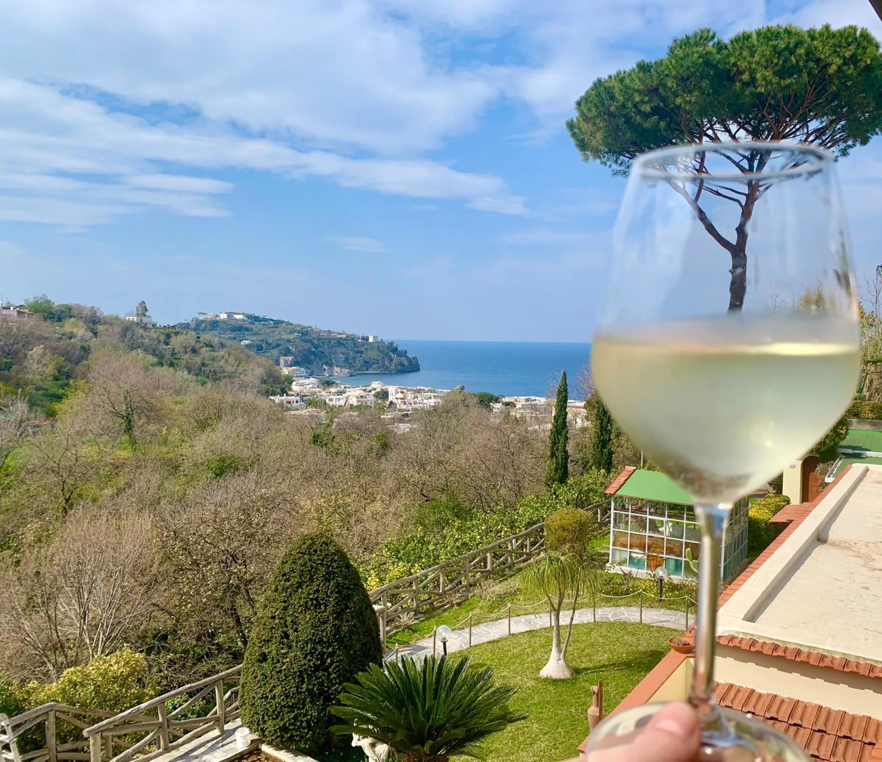 Bird's eye view in Resort Terme La Pergola