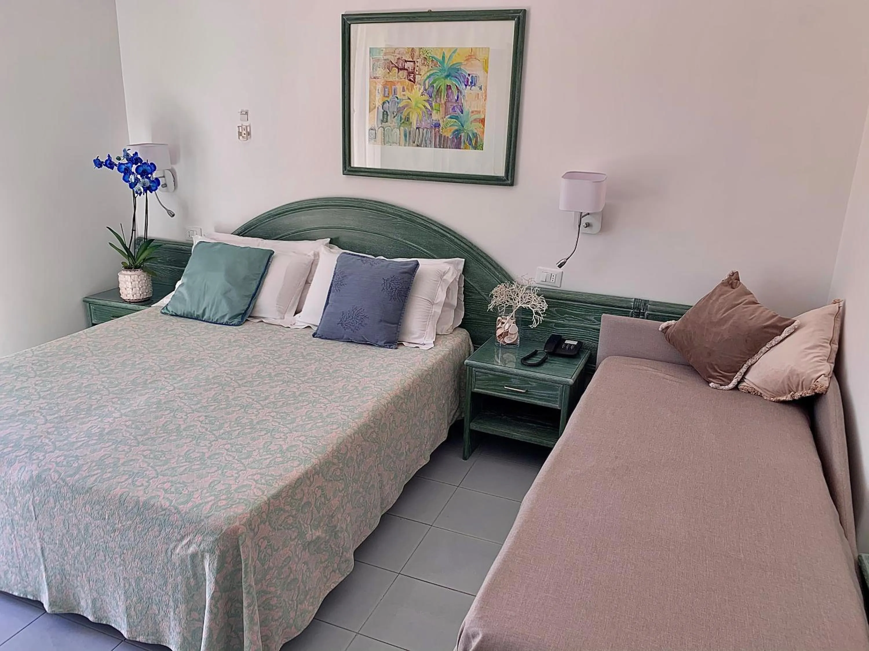 Bedroom, Bed in Resort Terme La Pergola