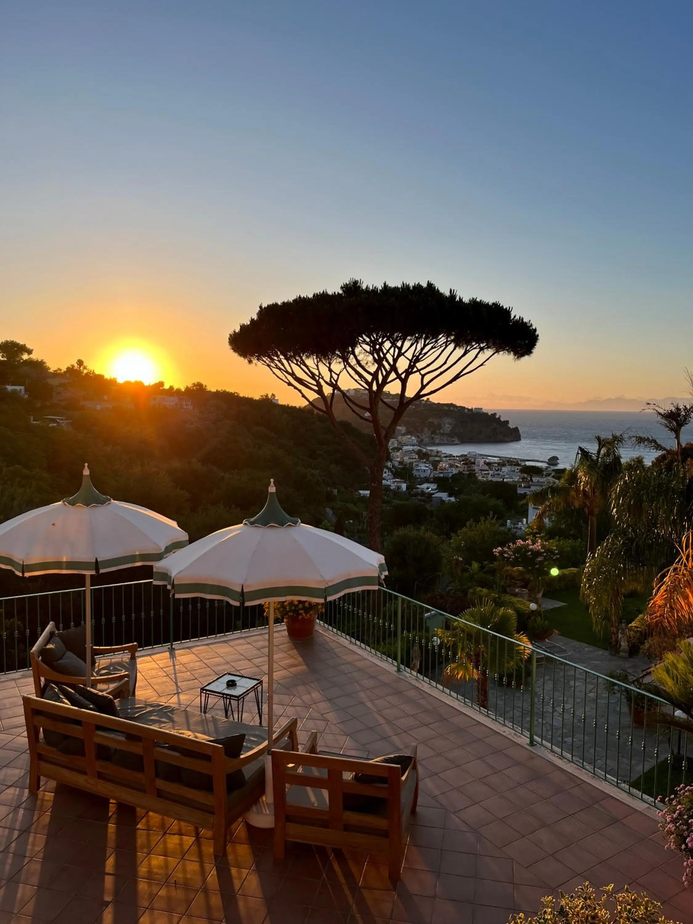 Balcony/Terrace in Resort Terme La Pergola