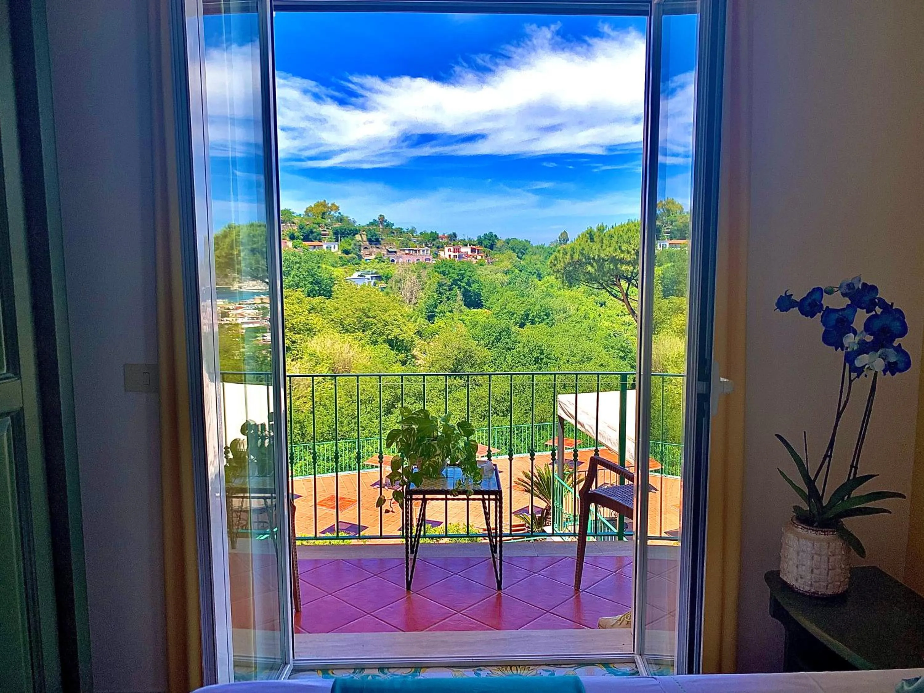 Balcony/Terrace in Resort Terme La Pergola