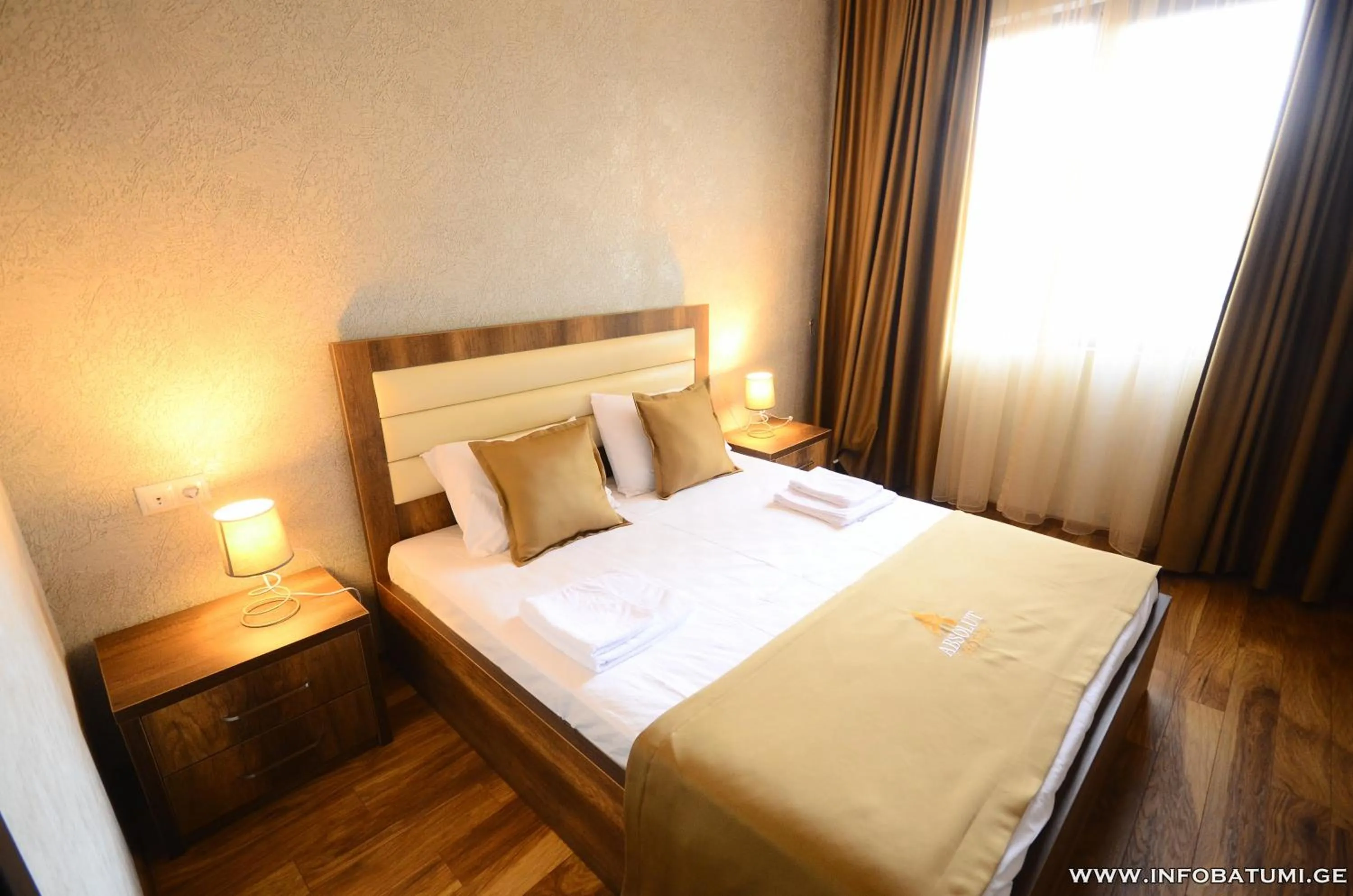 Bed in Hotel Absolut